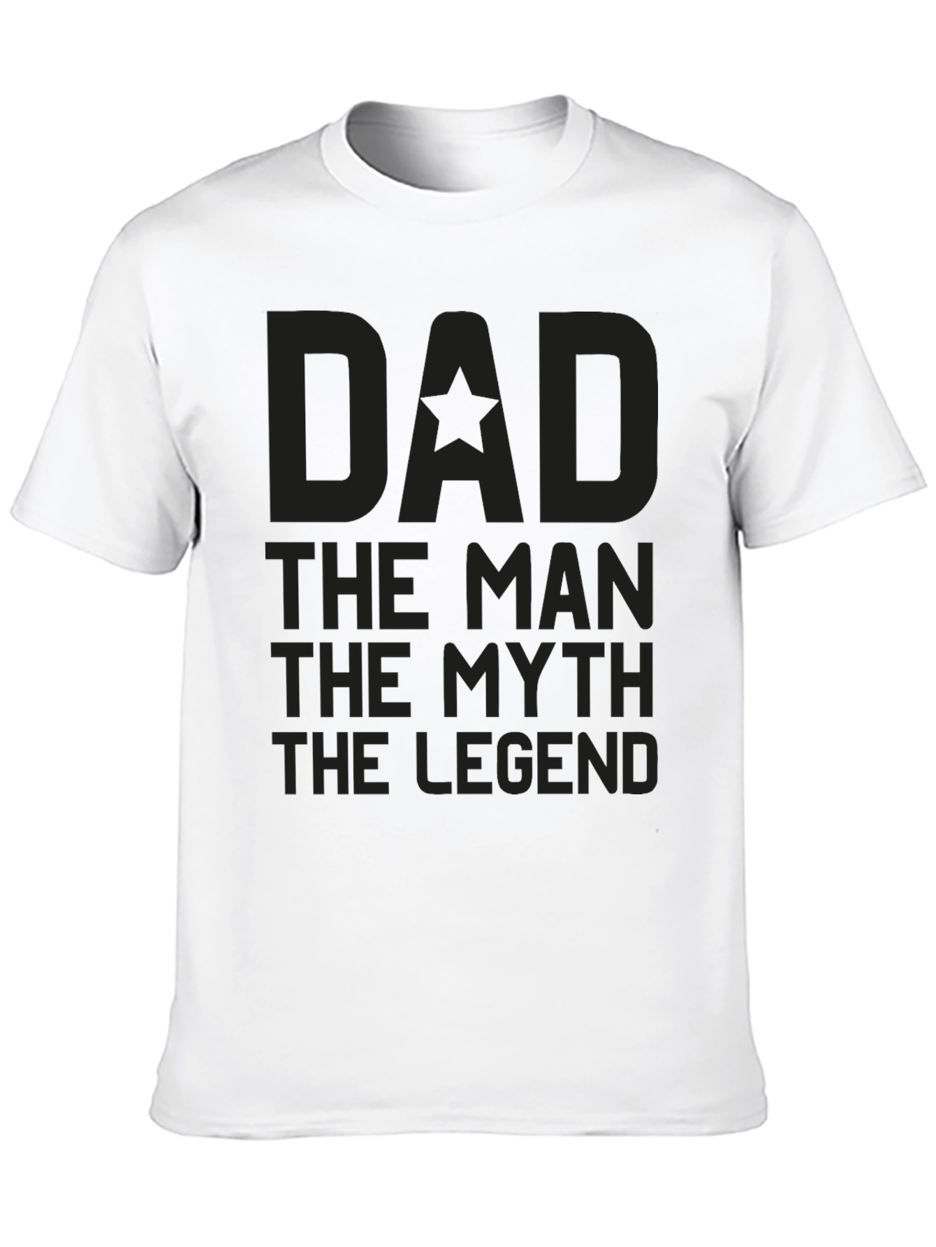 Black Dad The Man The Myth The Legend Graphic Tee view 10