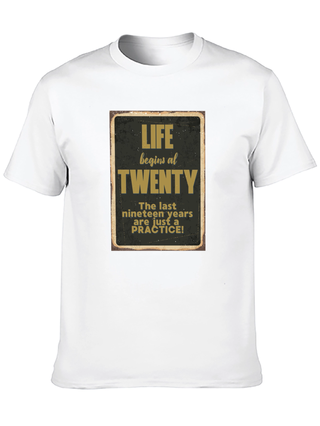 Life Begins At Twenty Graphic T-Shirt - 10