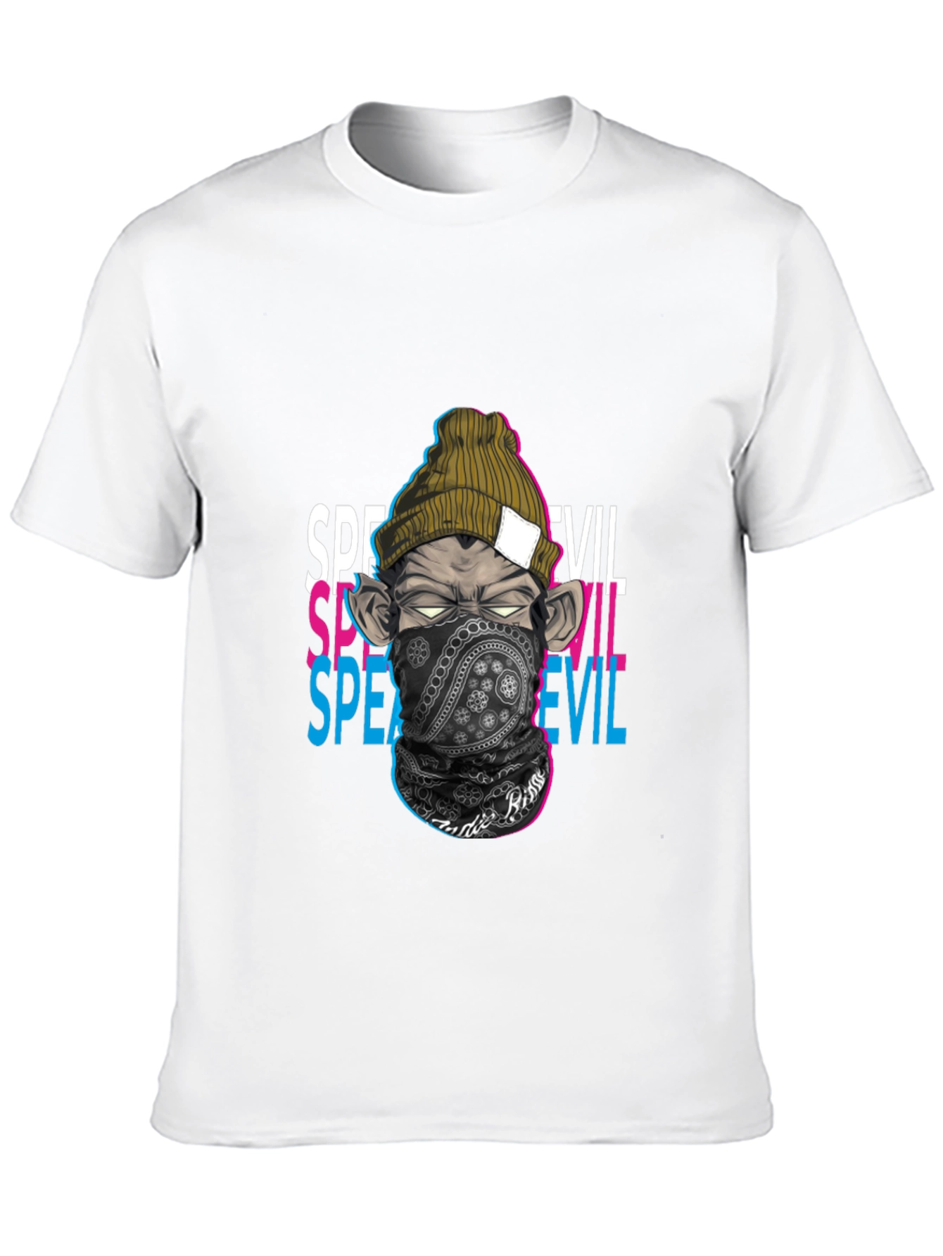 Black Speak No Evil Graphic Tee view 10
