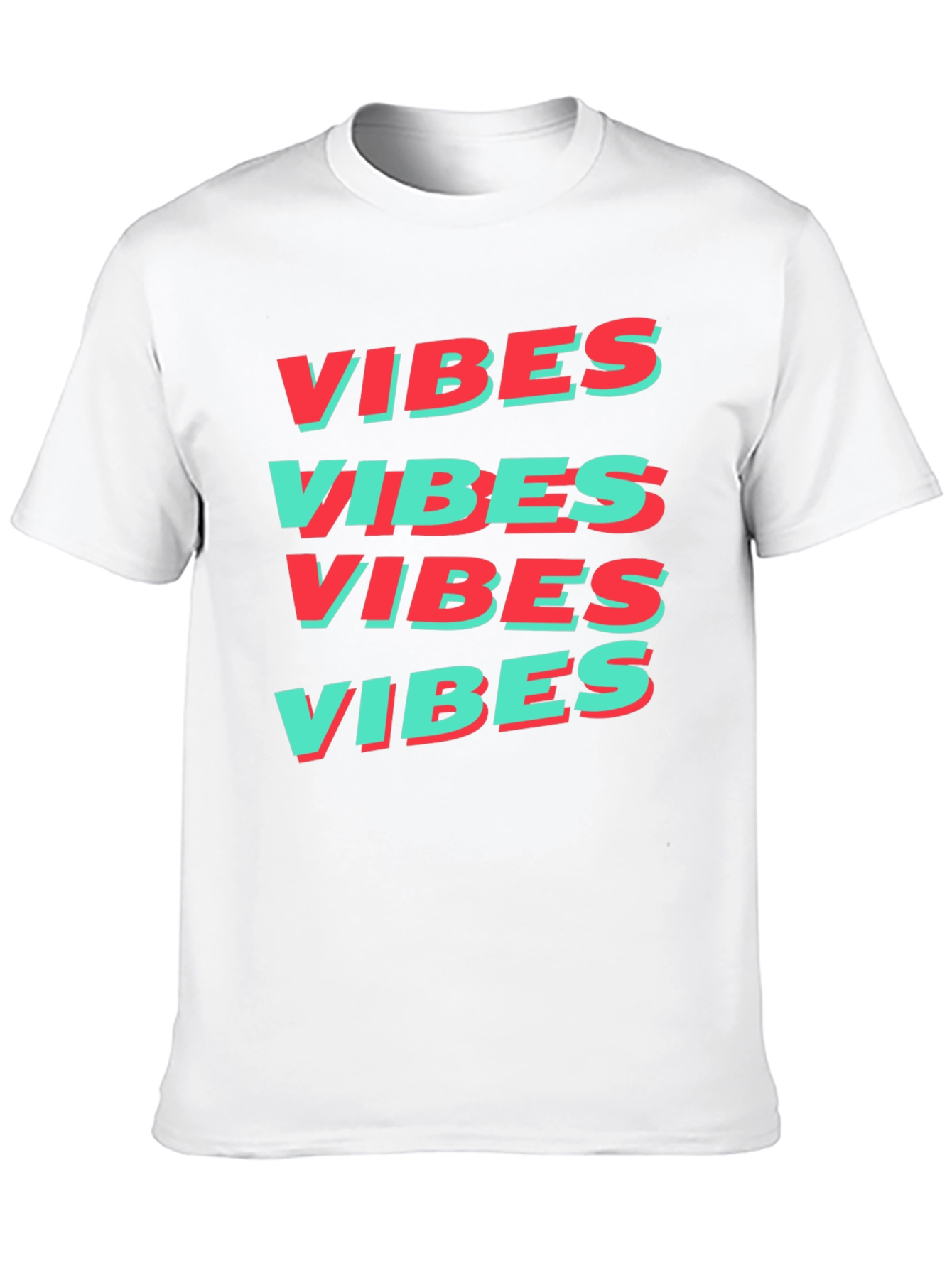 Black Retro VIBES Graphic Print Tee view 10