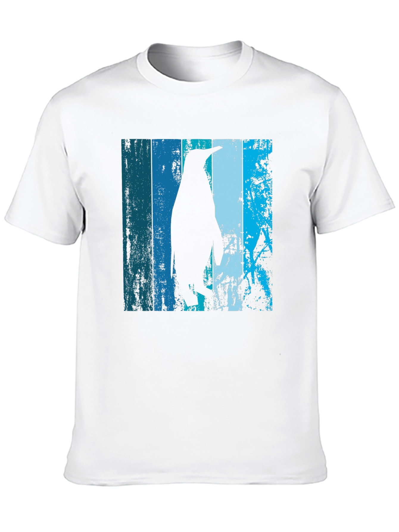 Black Cool Penguin Graphic T-Shirt - Black view 10