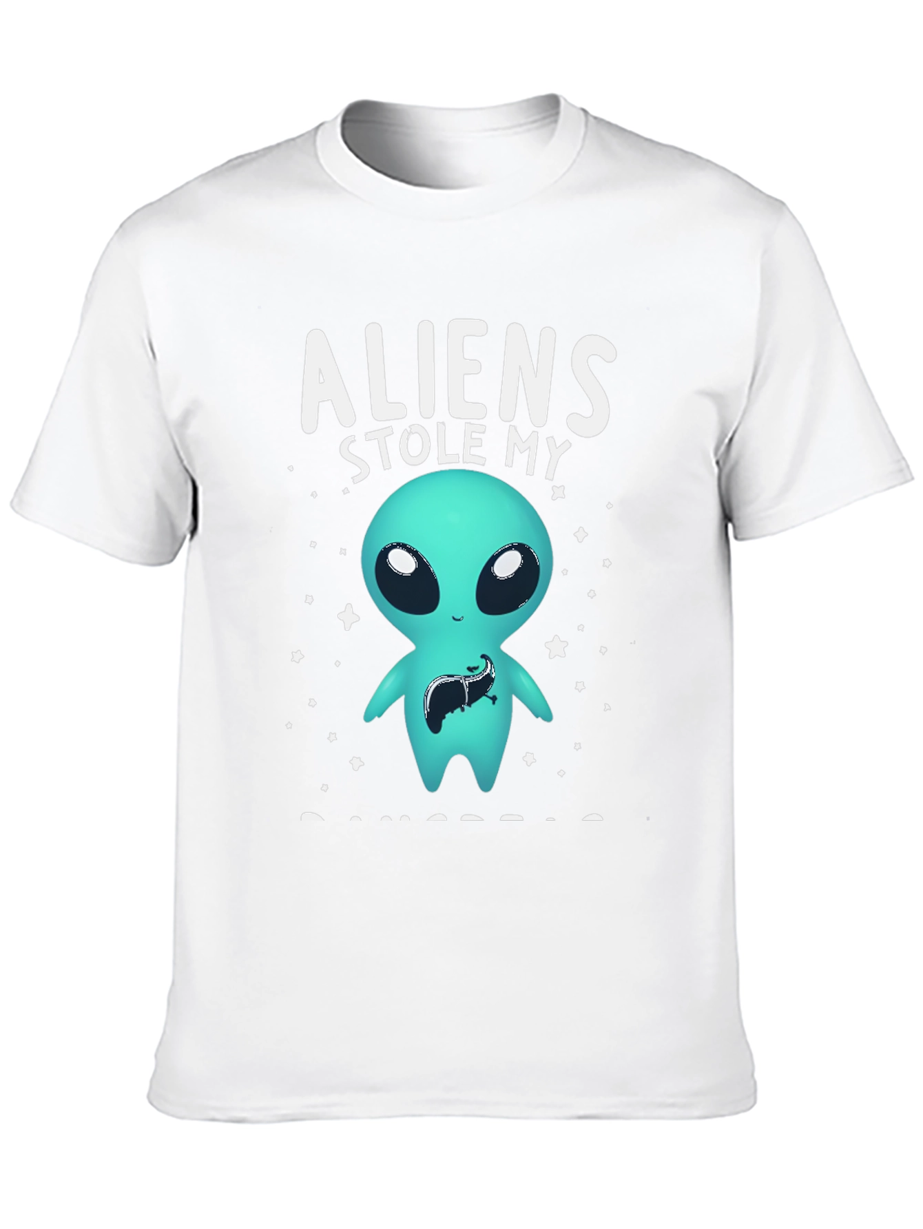 Black Aliens Stole My Liver Graphic Tee view 10