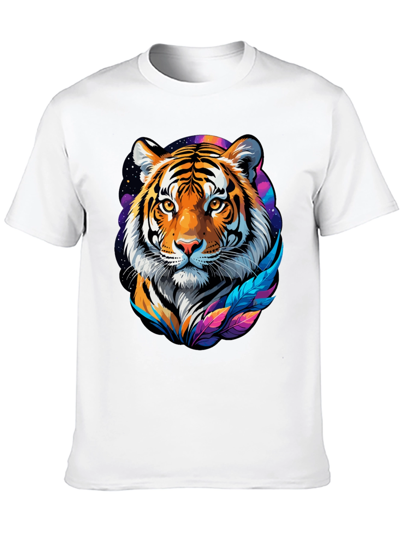 Black Tiger Graphic Tee - Men's Black T-Shirt view 10