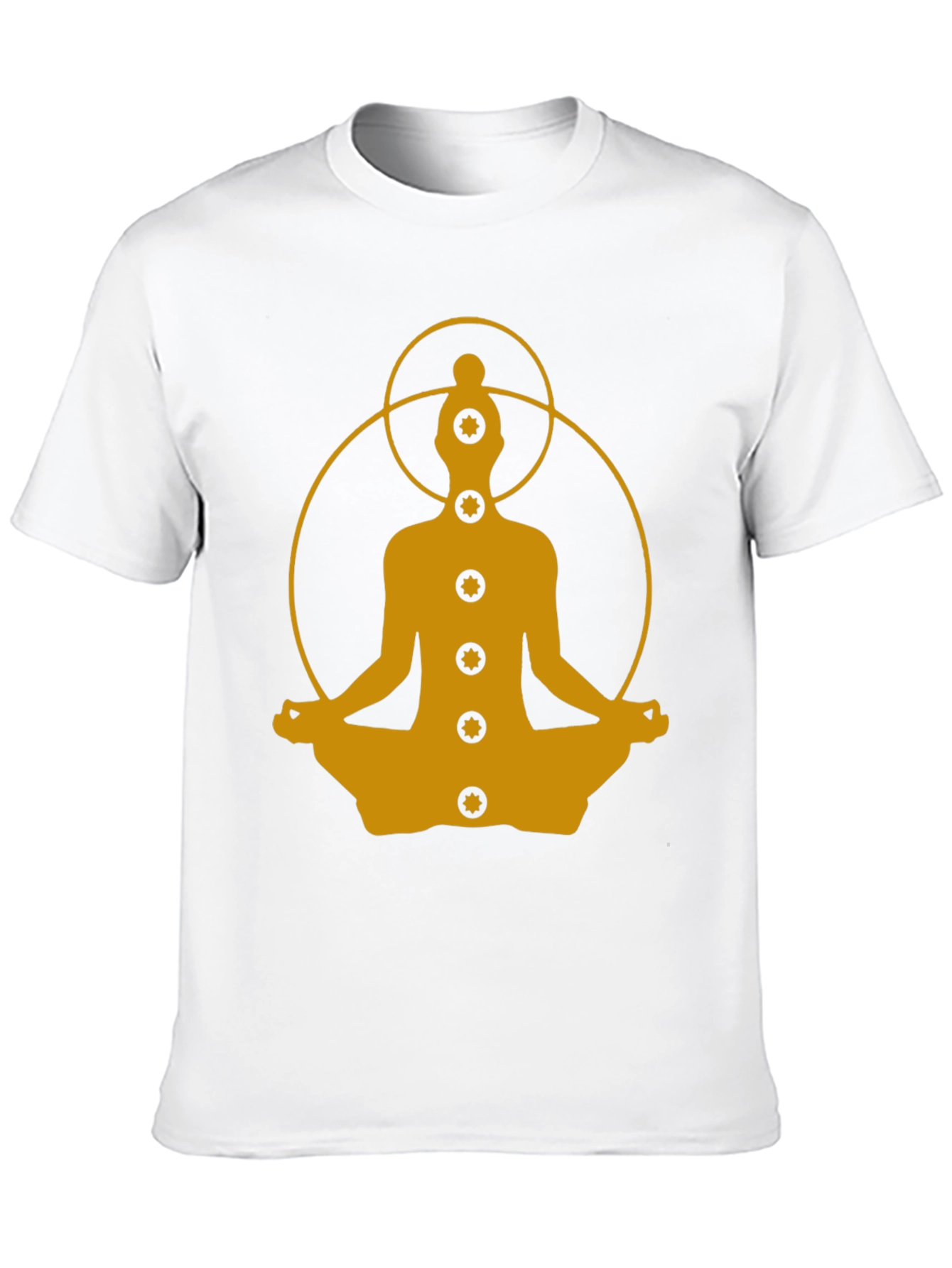 Black Chakra Meditation T-Shirt - Spiritual Yogi Tee view 10