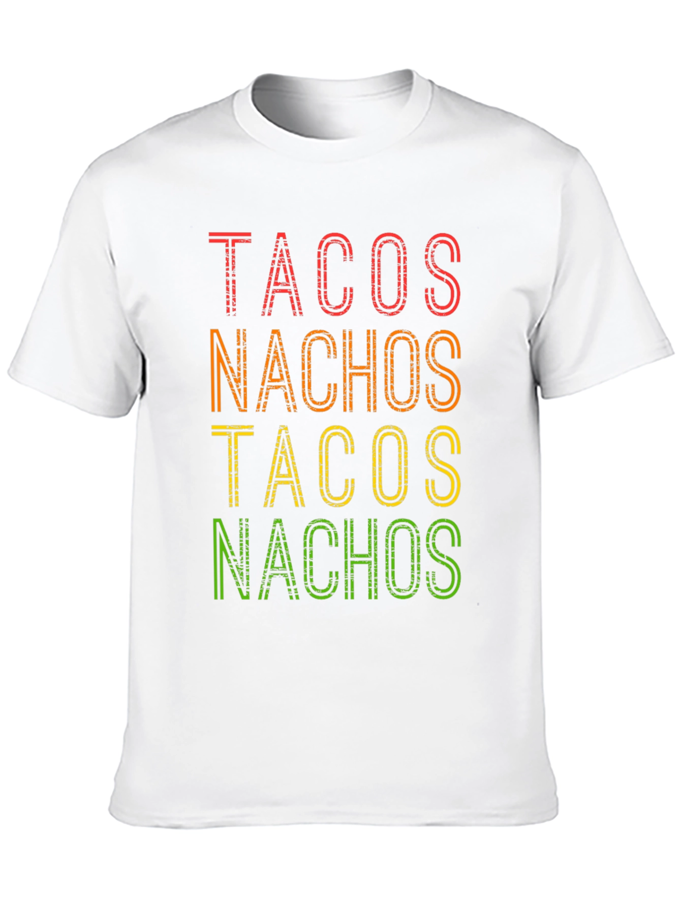 Black Tacos Nachos Graphic T-Shirt -  Foodie Fun! view 10