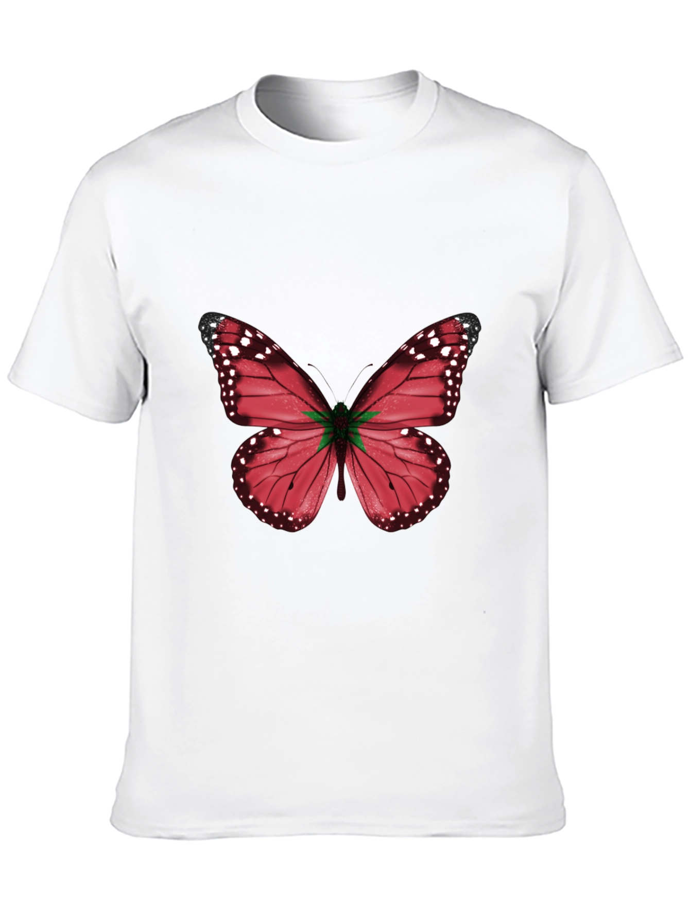 Black Butterfly Graphic Tee - Modern Casual Style view 10