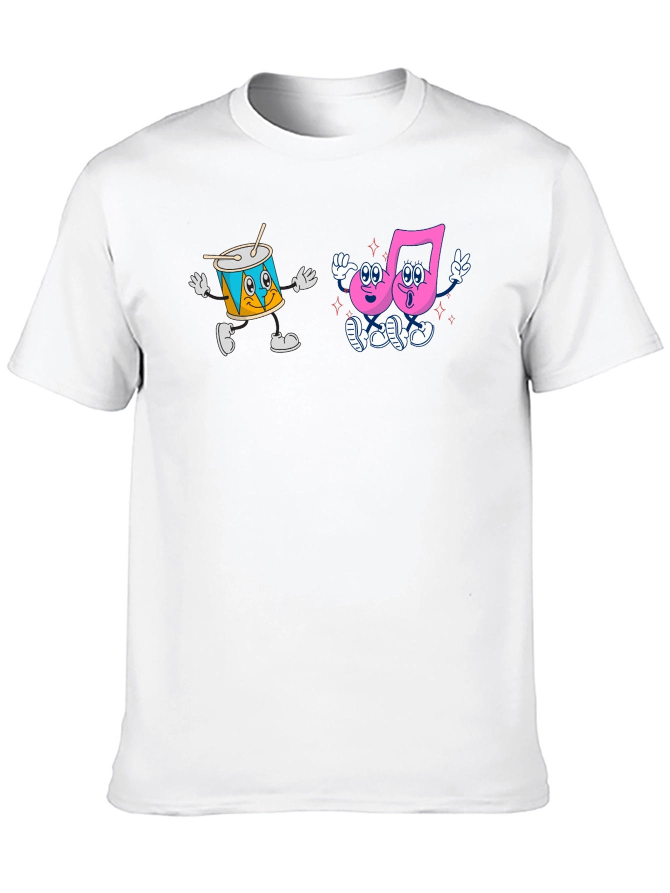 Black Cartoon Musical T-Shirt view 10