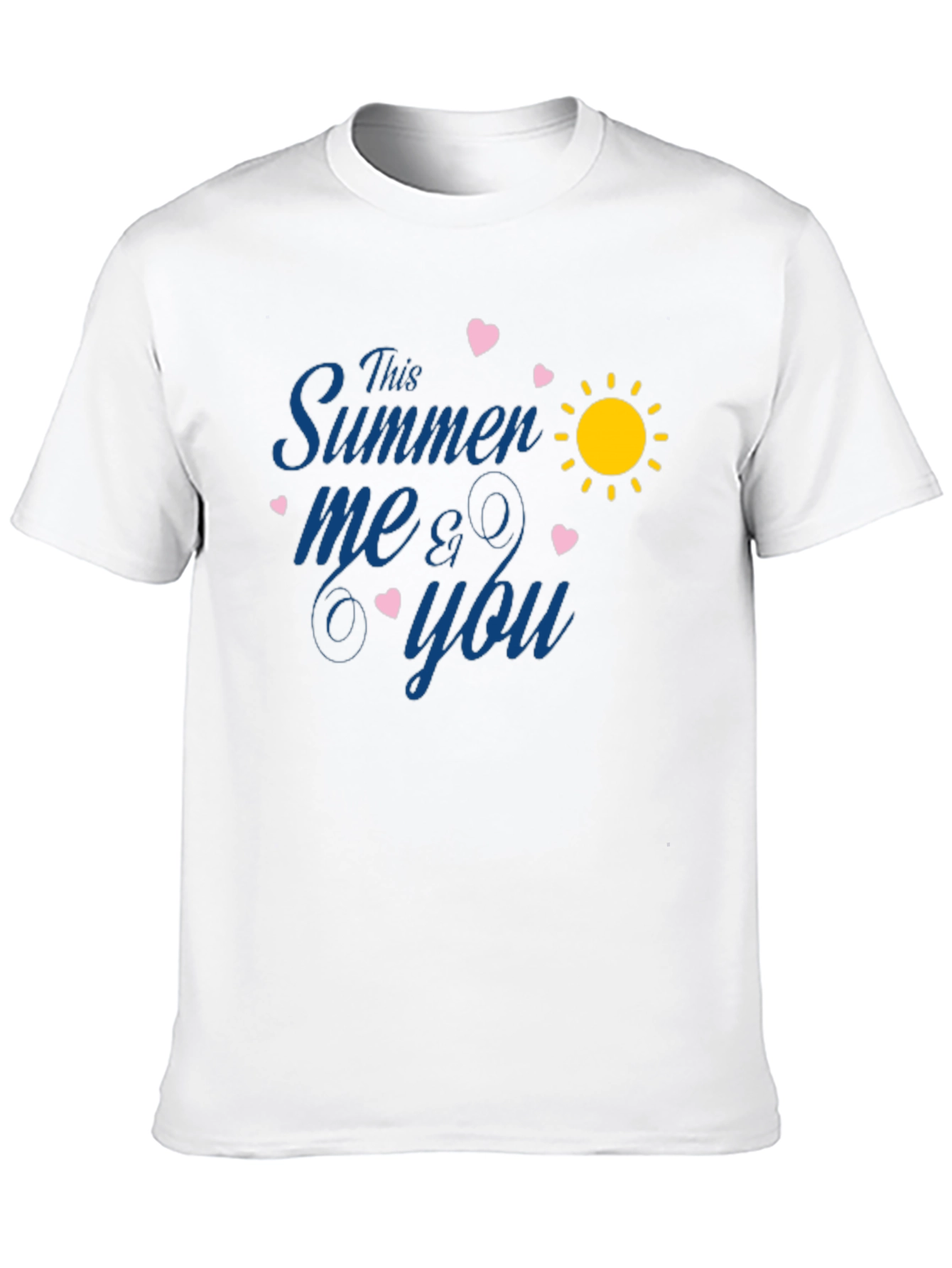 Black This Summer Me & You Black Graphic T-Shirt view 10