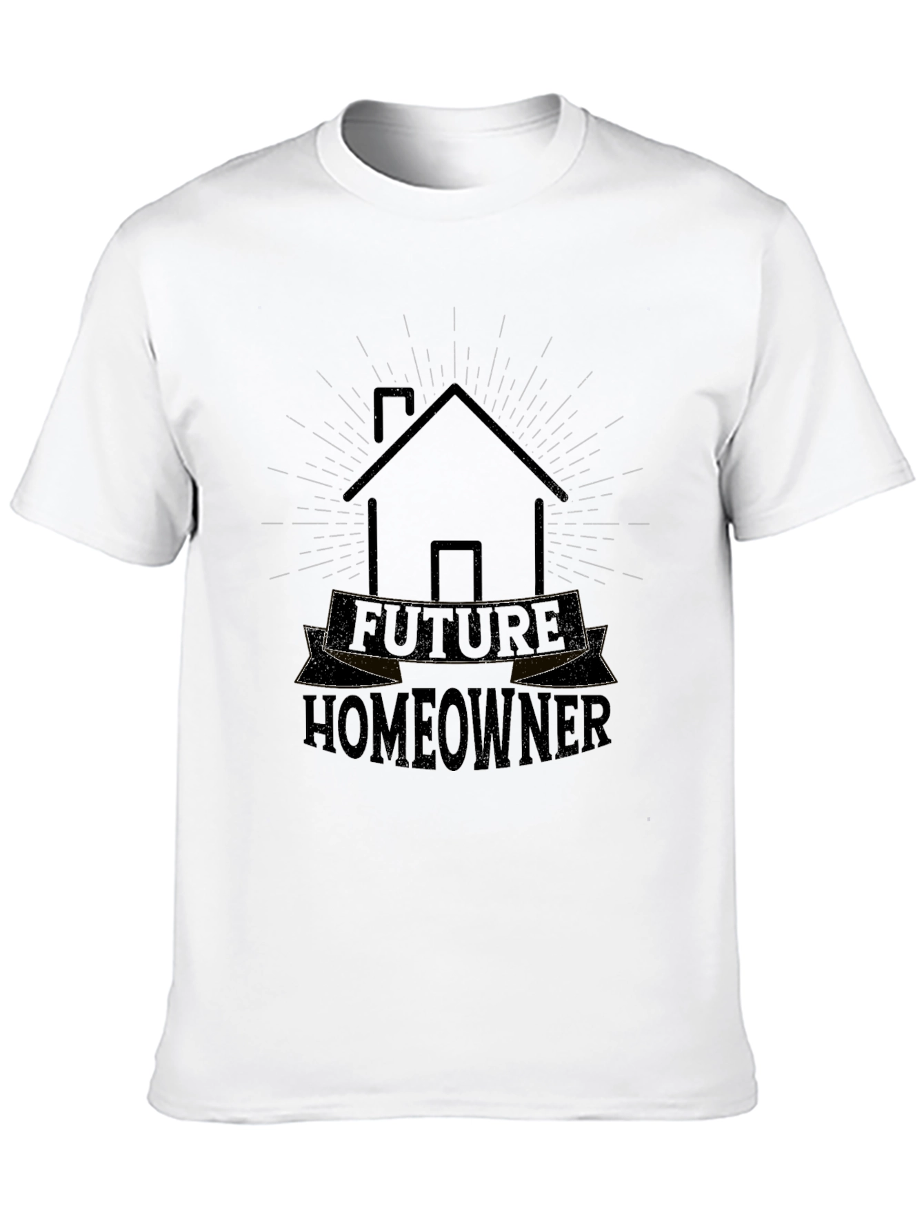 Black Future Homeowner Graphic Tee view 10
