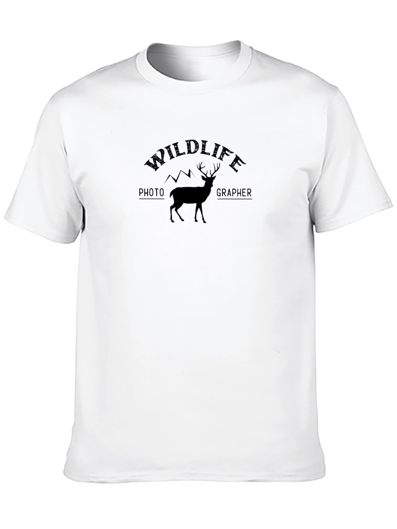 Black Wildlife Photographer Black Graphic T-Shirt view 10
