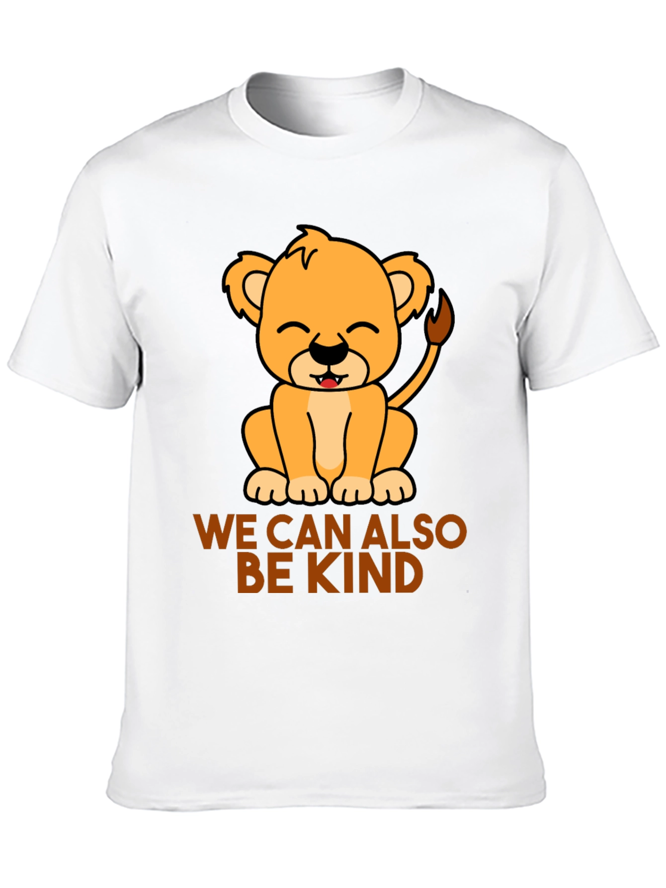 Black Kind Lion Tee - Be Kind T-Shirt view 10