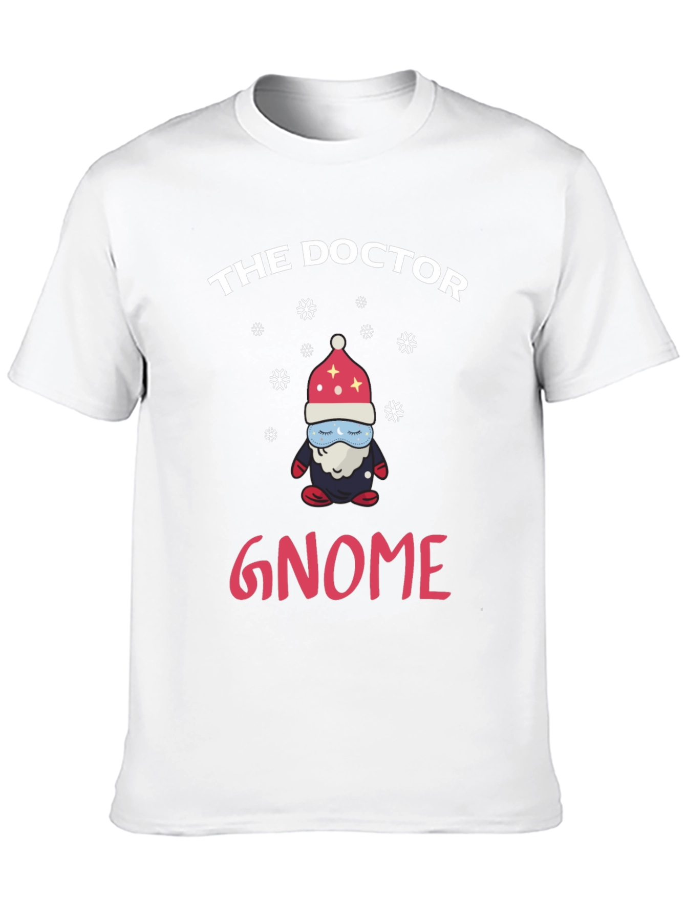 Black The Doctor Gnome T-Shirt Funny Christmas Holiday Tee view 10