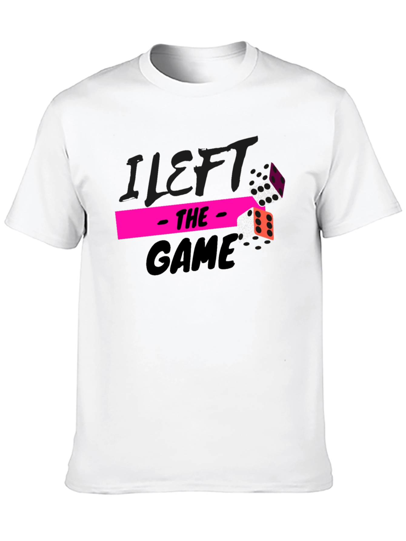 I Left The Game Graphic T-Shirt - 10