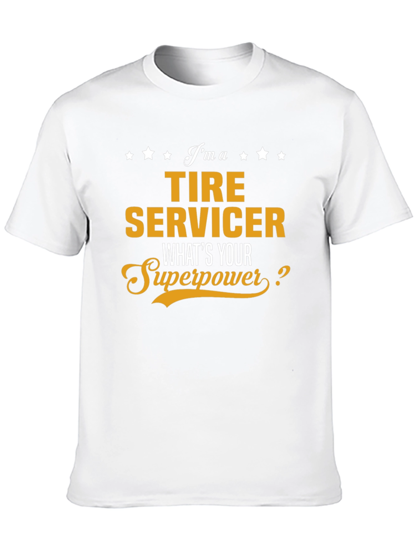 Black Tire Servicer Superpower T-Shirt view 10