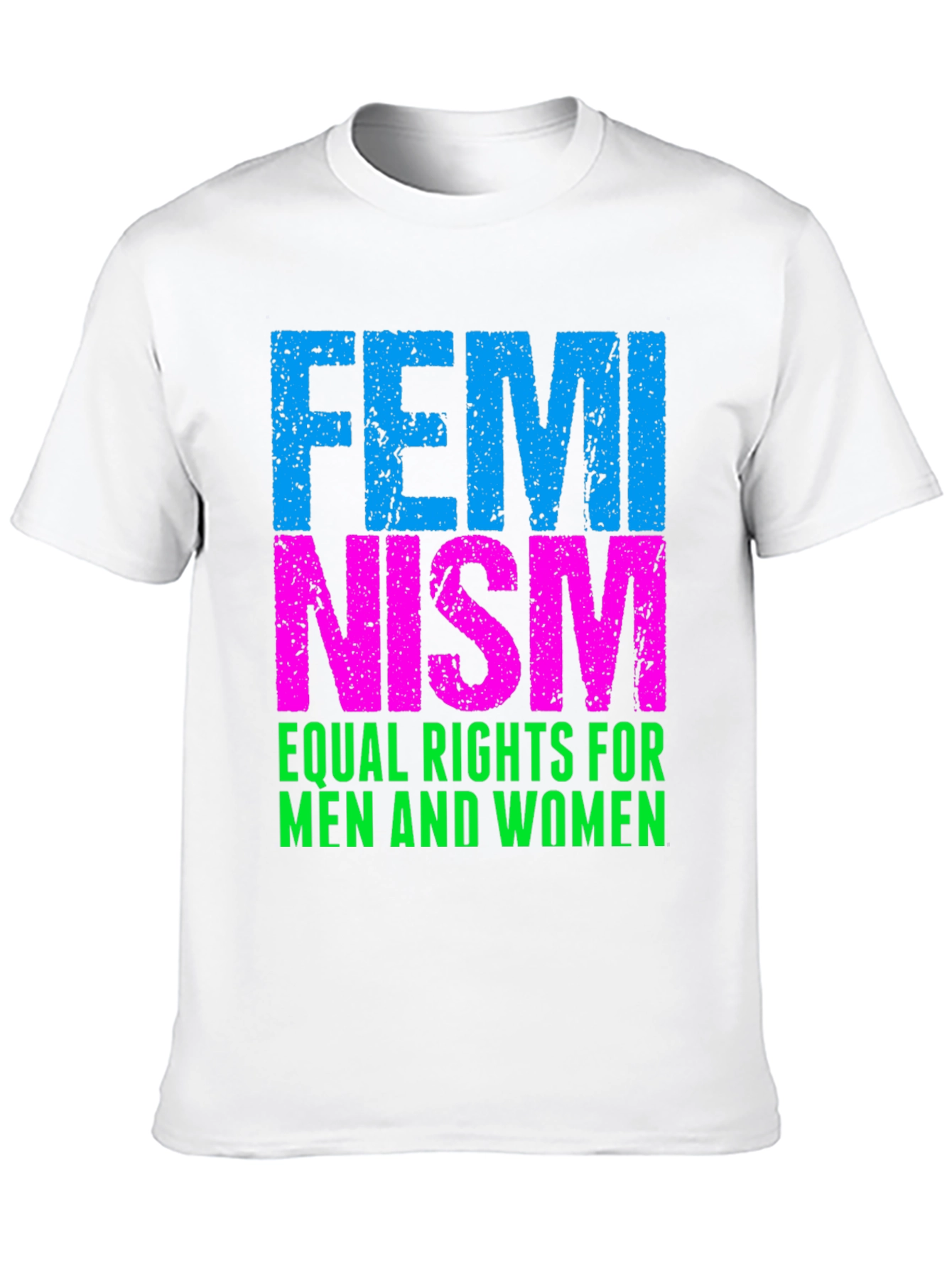 Black Feminism Equal Rights T-Shirt - Black Cotton Blend view 10