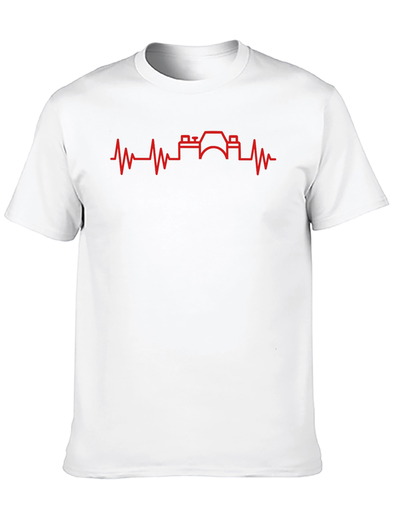 Black Photographer Heartbeat Graphic Tee - Black Cotton view 10
