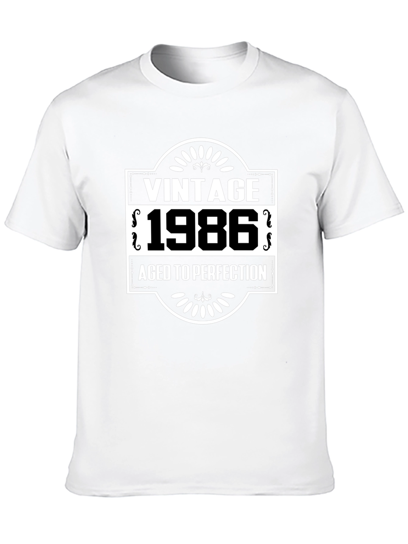Black Vintage 1986 Aged to Perfection Graphic Tee view 10