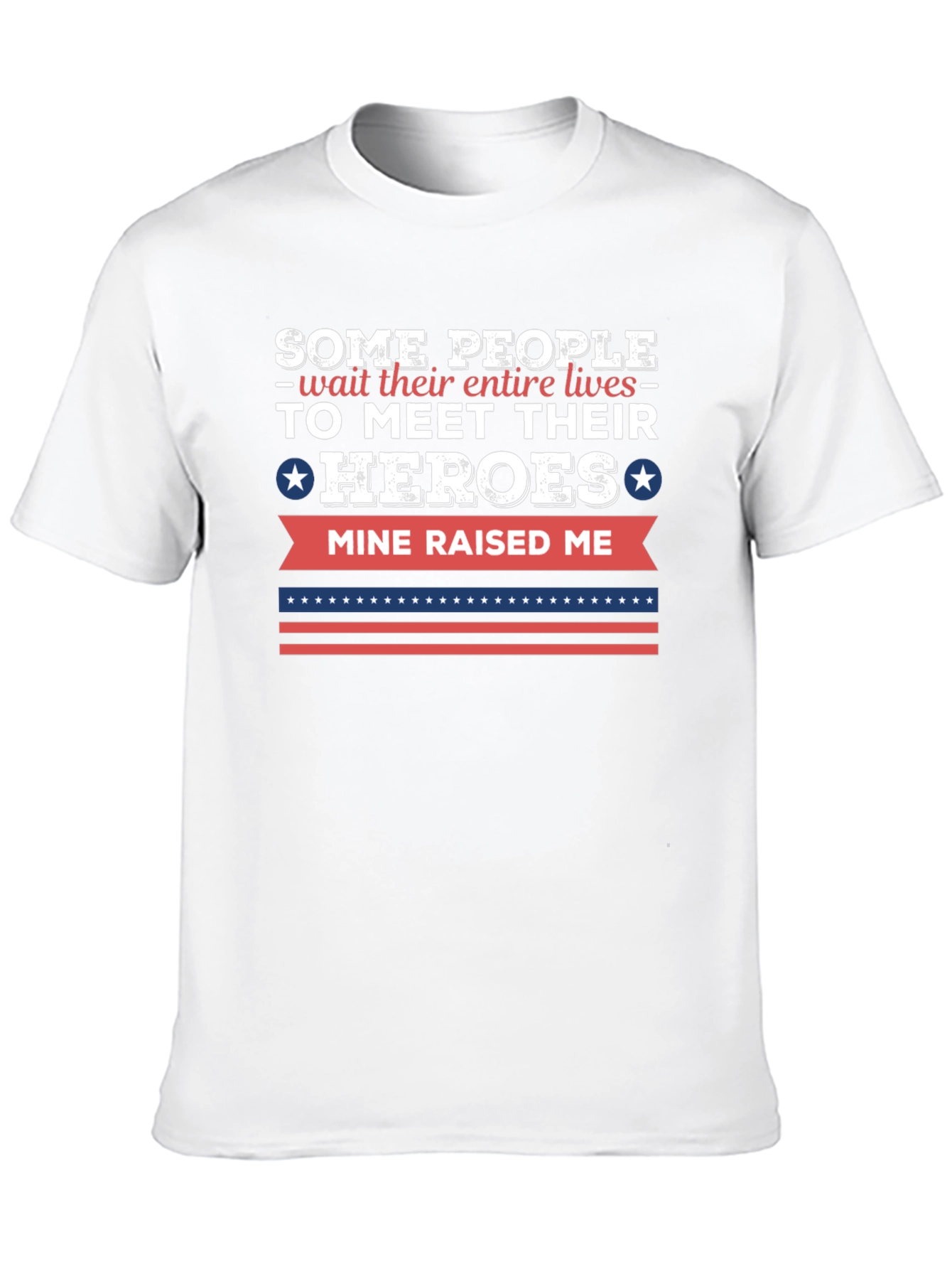 Black My Hero Raised Me T-Shirt - Patriotic Gift view 10