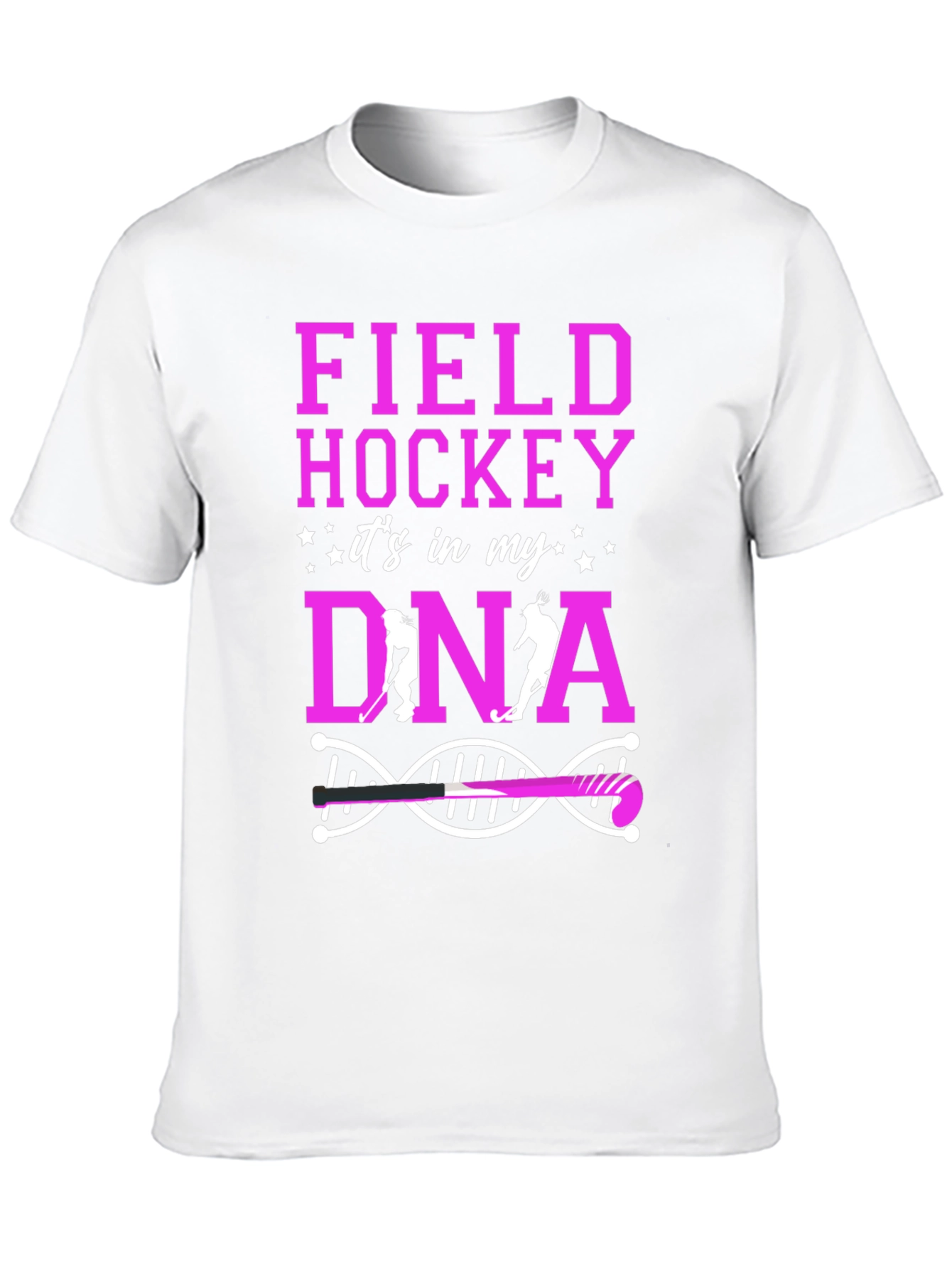 Black Field Hockey DNA Graphic Tee view 10