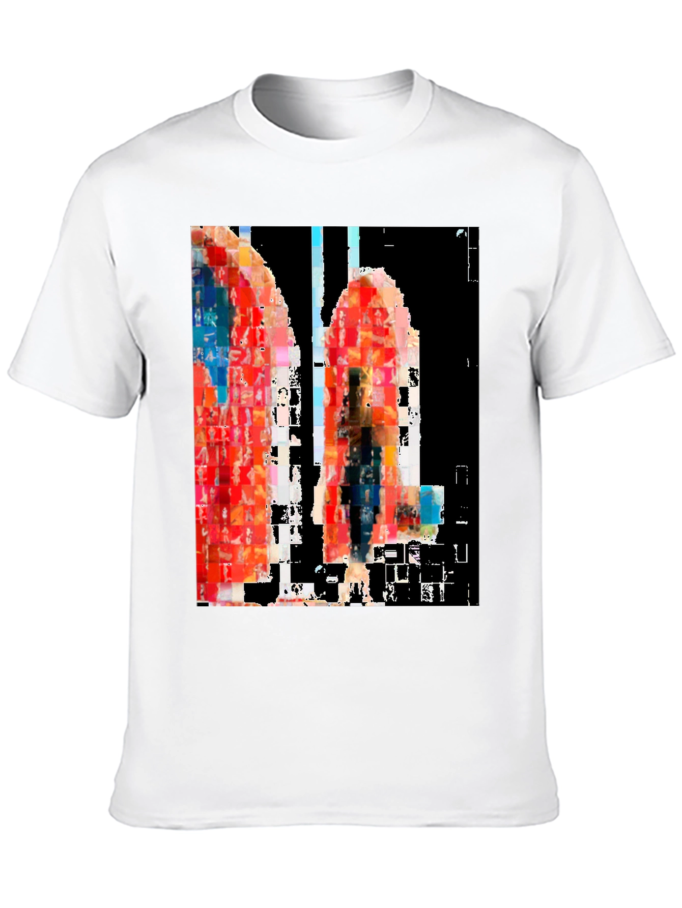Abstract Art Black T-Shirt - 10