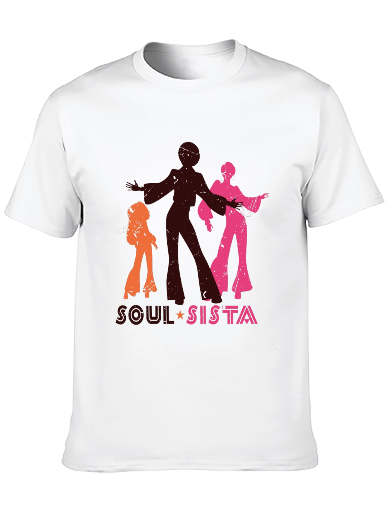 Black Soul Sista Black Graphic Tee view 10