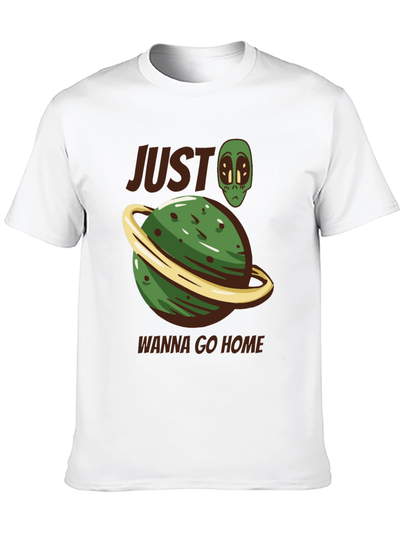 Black Alien Planet Graphic Tee - Wanna Go Home view 10
