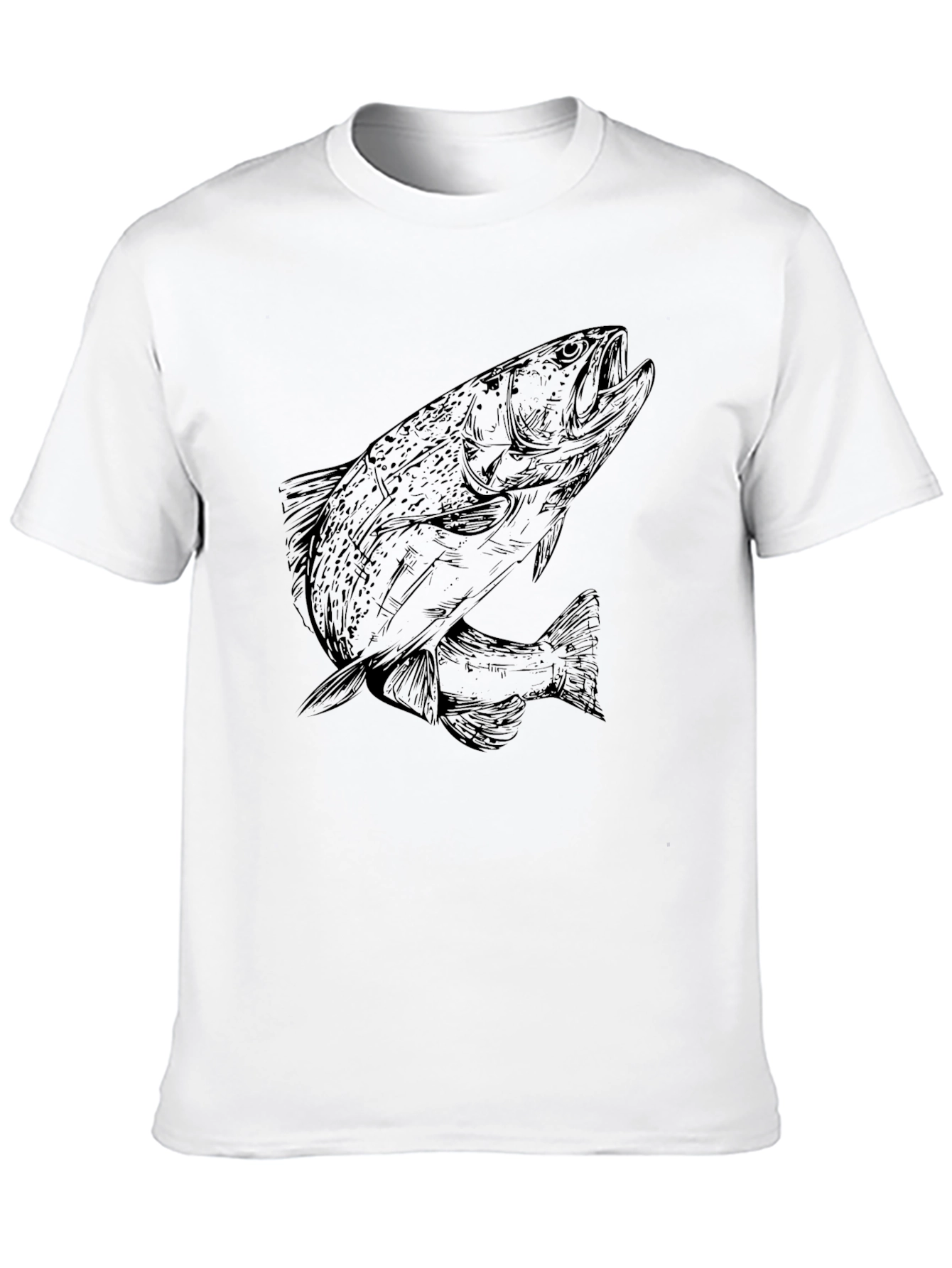 Black Black Fish Graphic Tee view 10