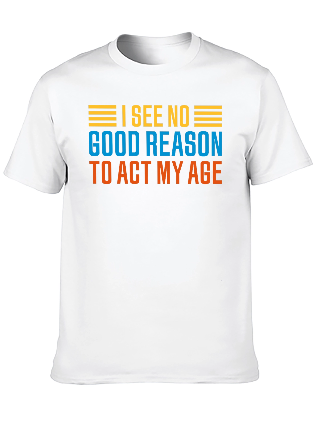 Black Funny "I See No Good Reason" Graphic Tee view 10
