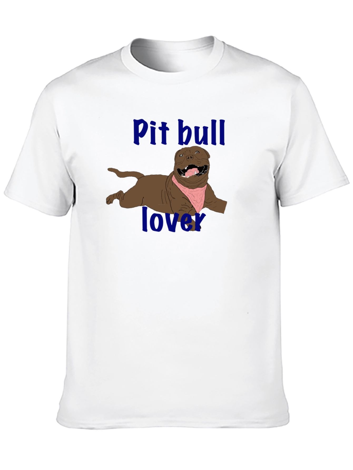 Pitbull Lover Graphic T-Shirt - Black - 10