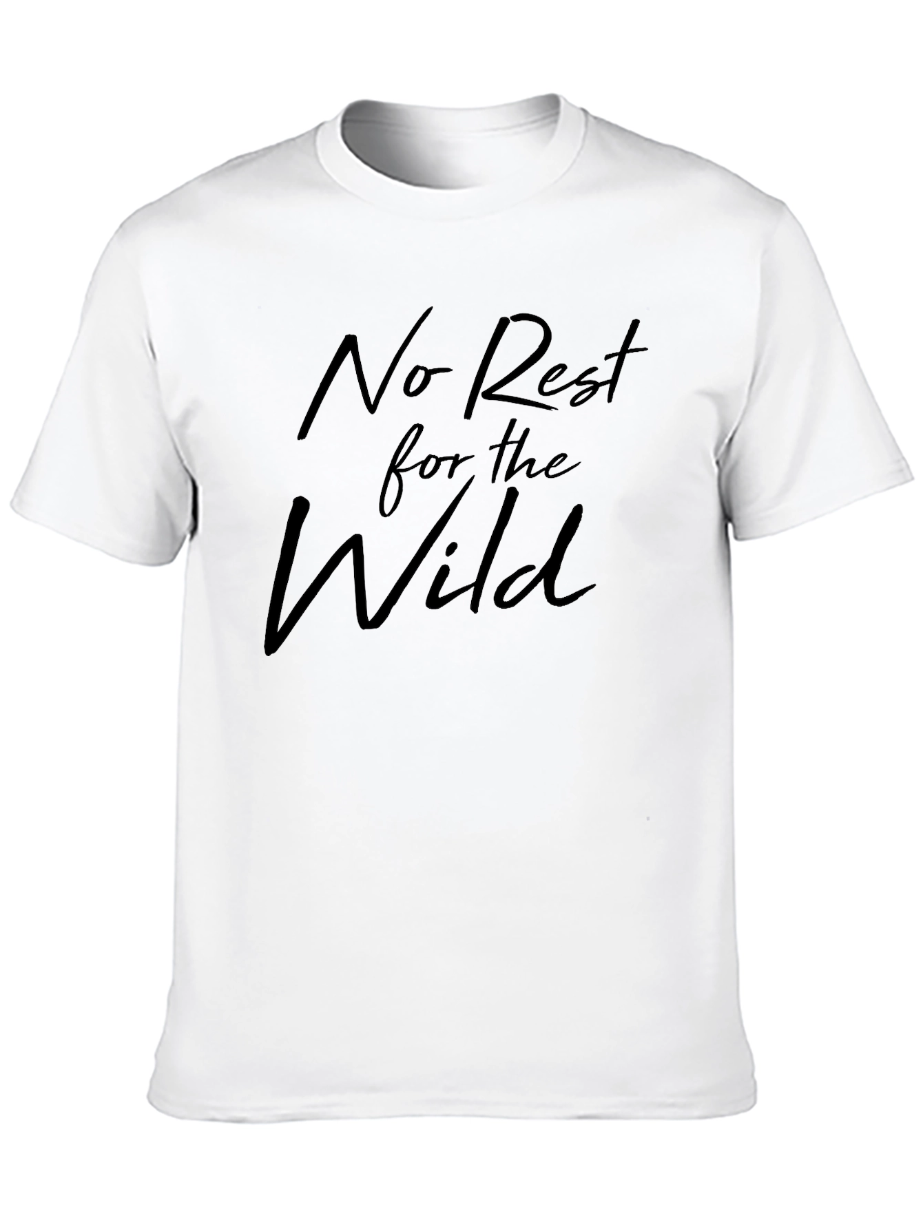Black No Rest for the Wild Black T-Shirt view 10