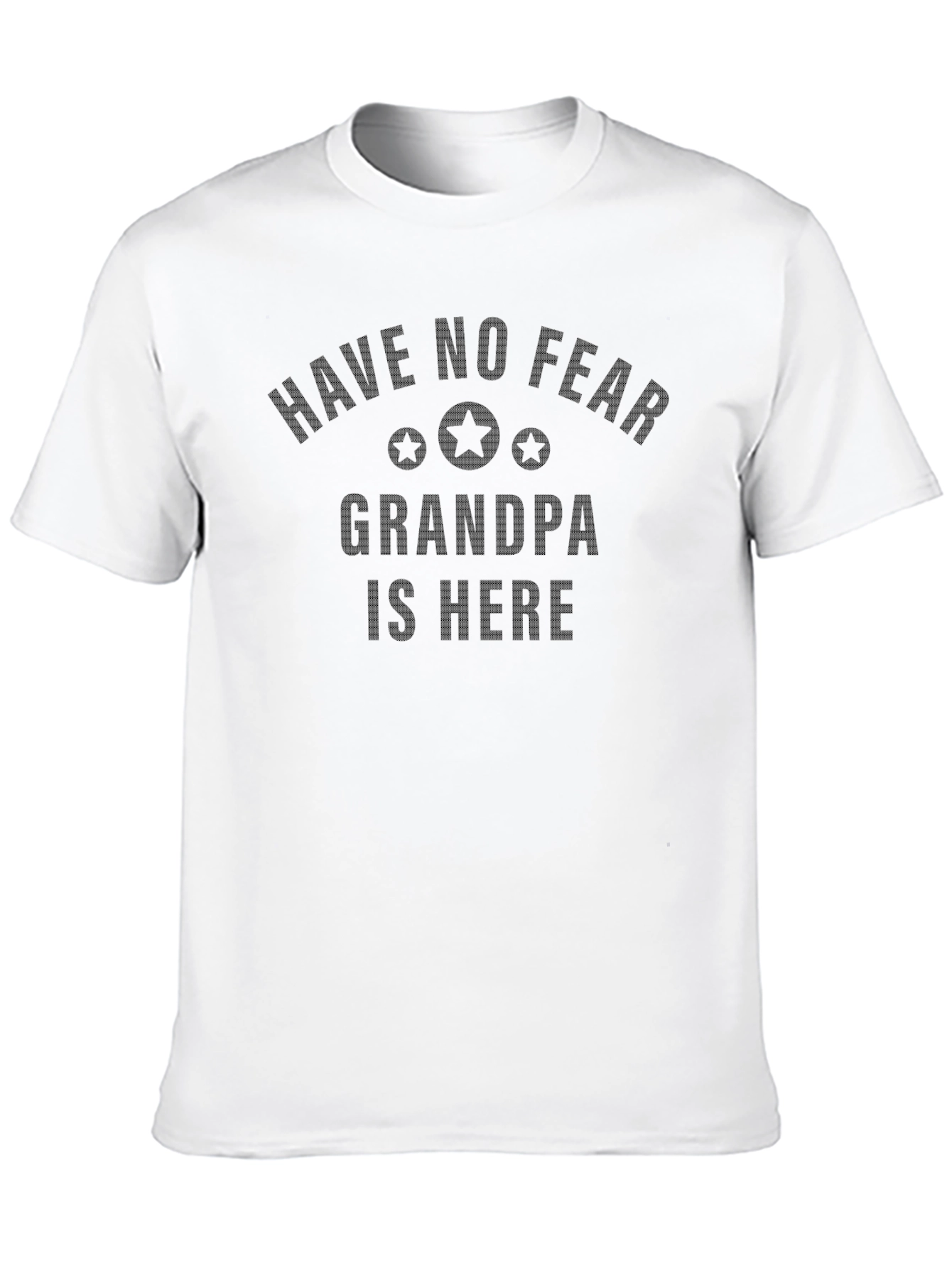 Black Have No Fear Grandpa Is Here Black T-Shirt view 10