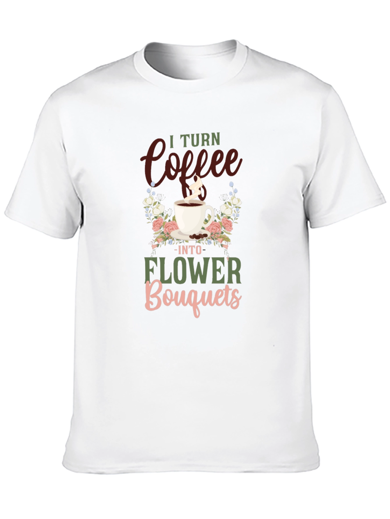 Coffee to Flowers Graphic Tee - 10