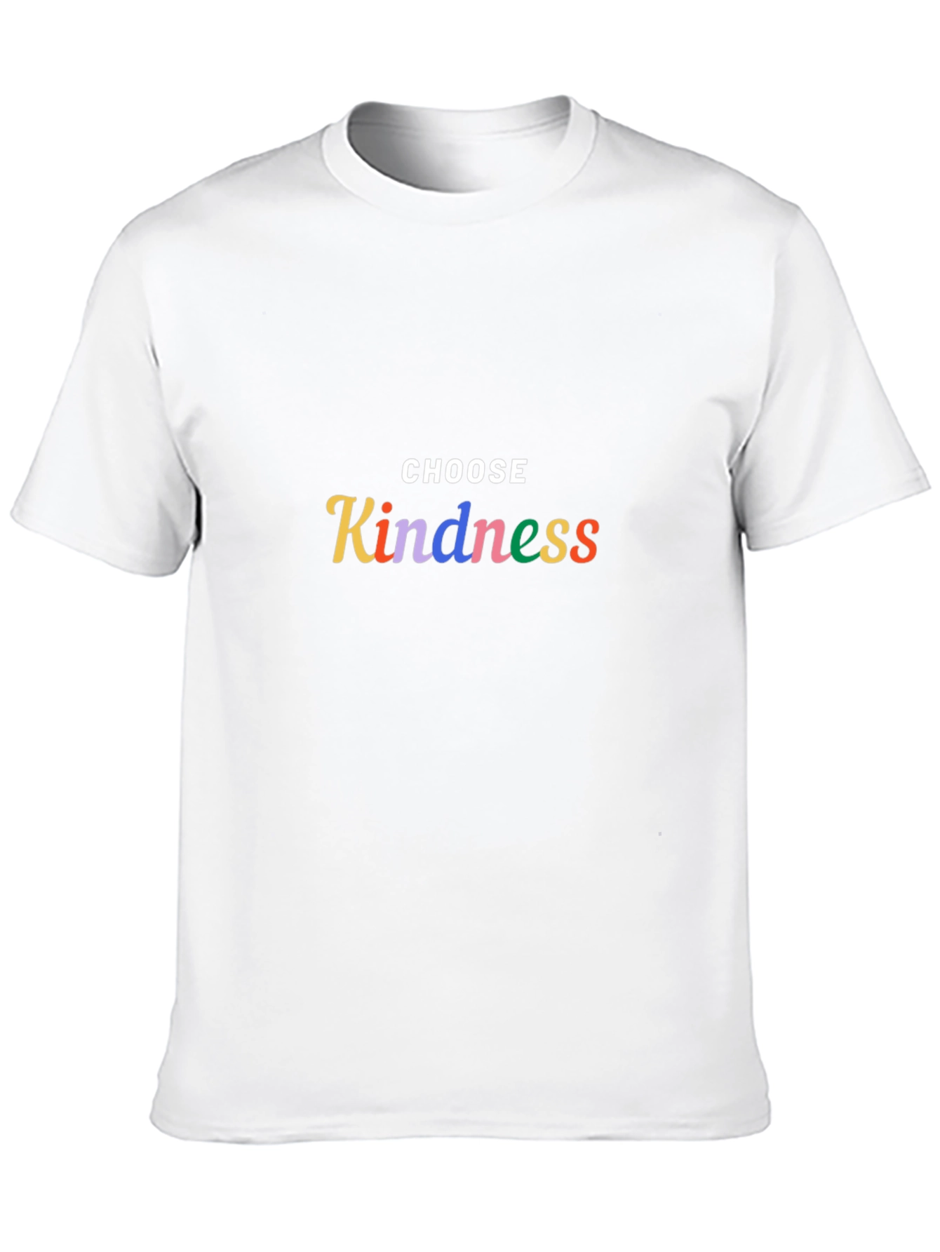 Black Choose Kindness Graphic Tee - Soft Black Cotton T-Shirt view 10