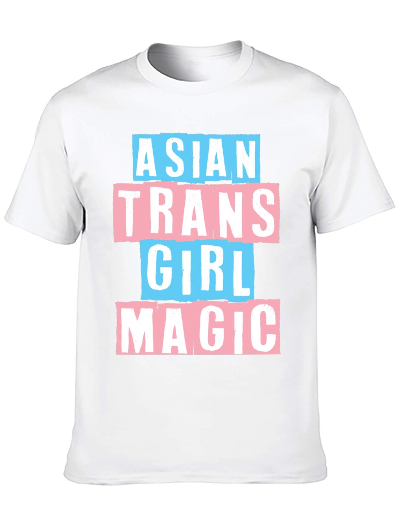Black Asian Trans Girl Magic Tee view 10