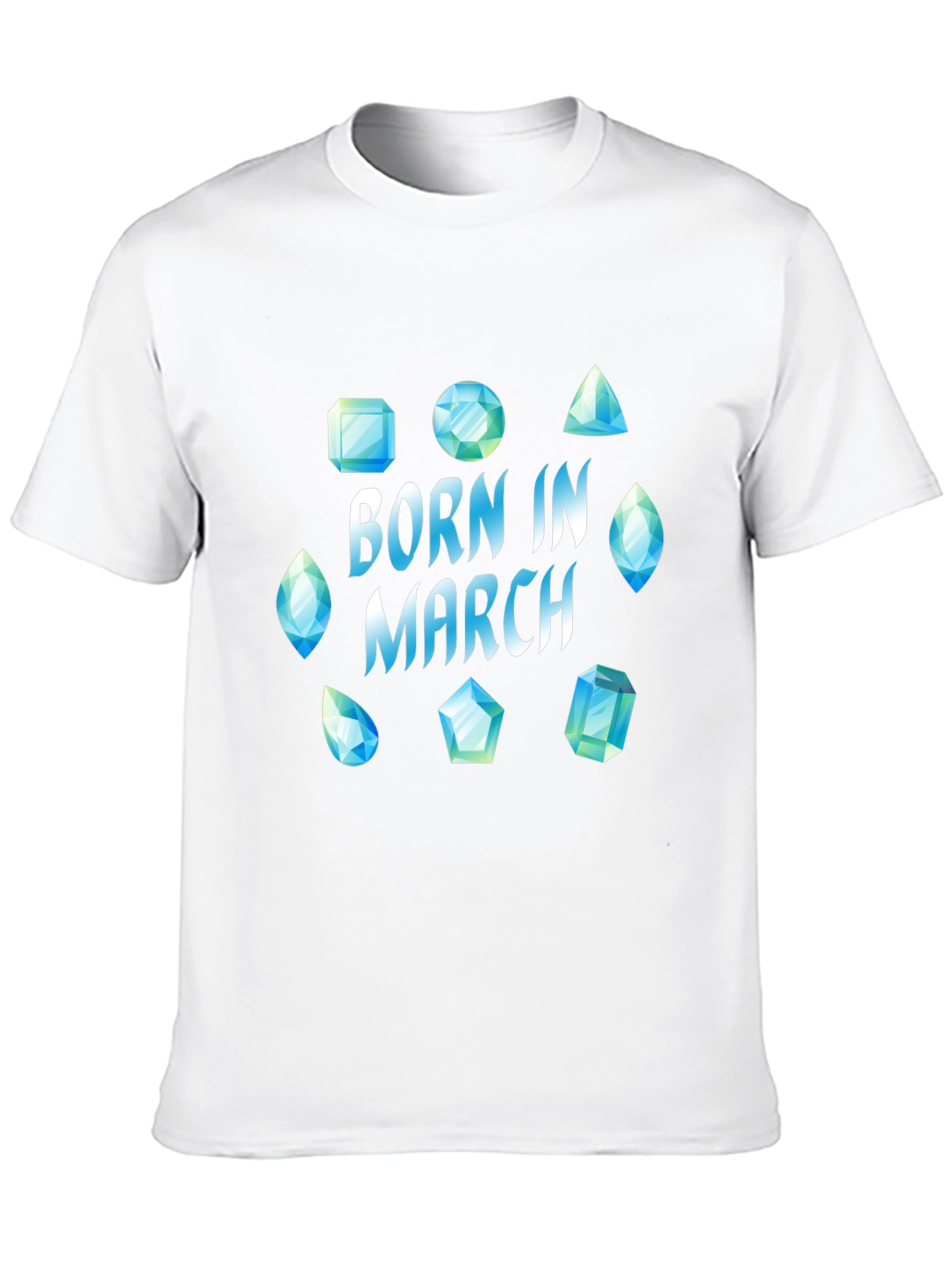 Born in March Gemstone T-Shirt - 10