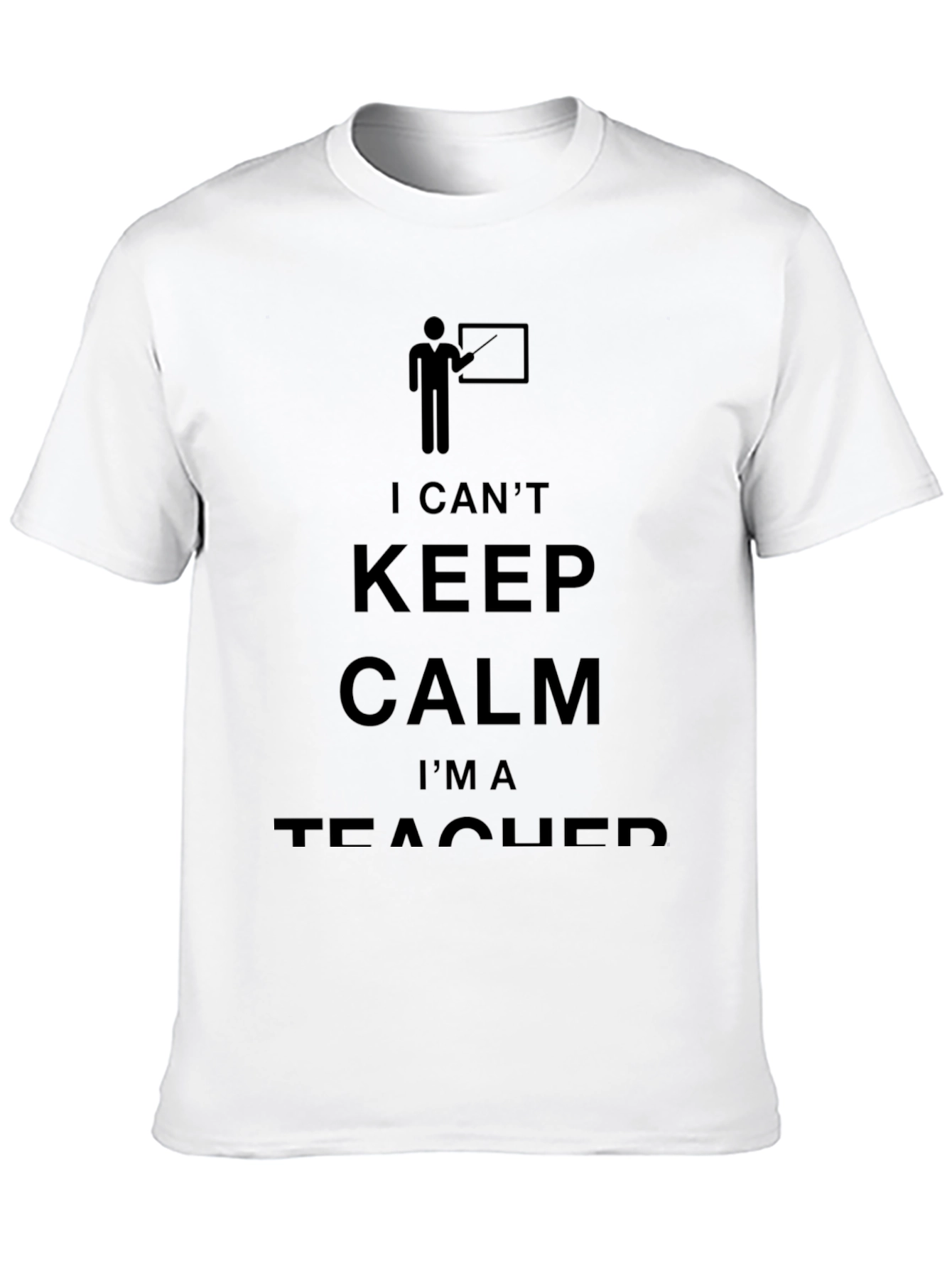 Black I Can't Keep Calm I'm A Teacher T-Shirt view 10