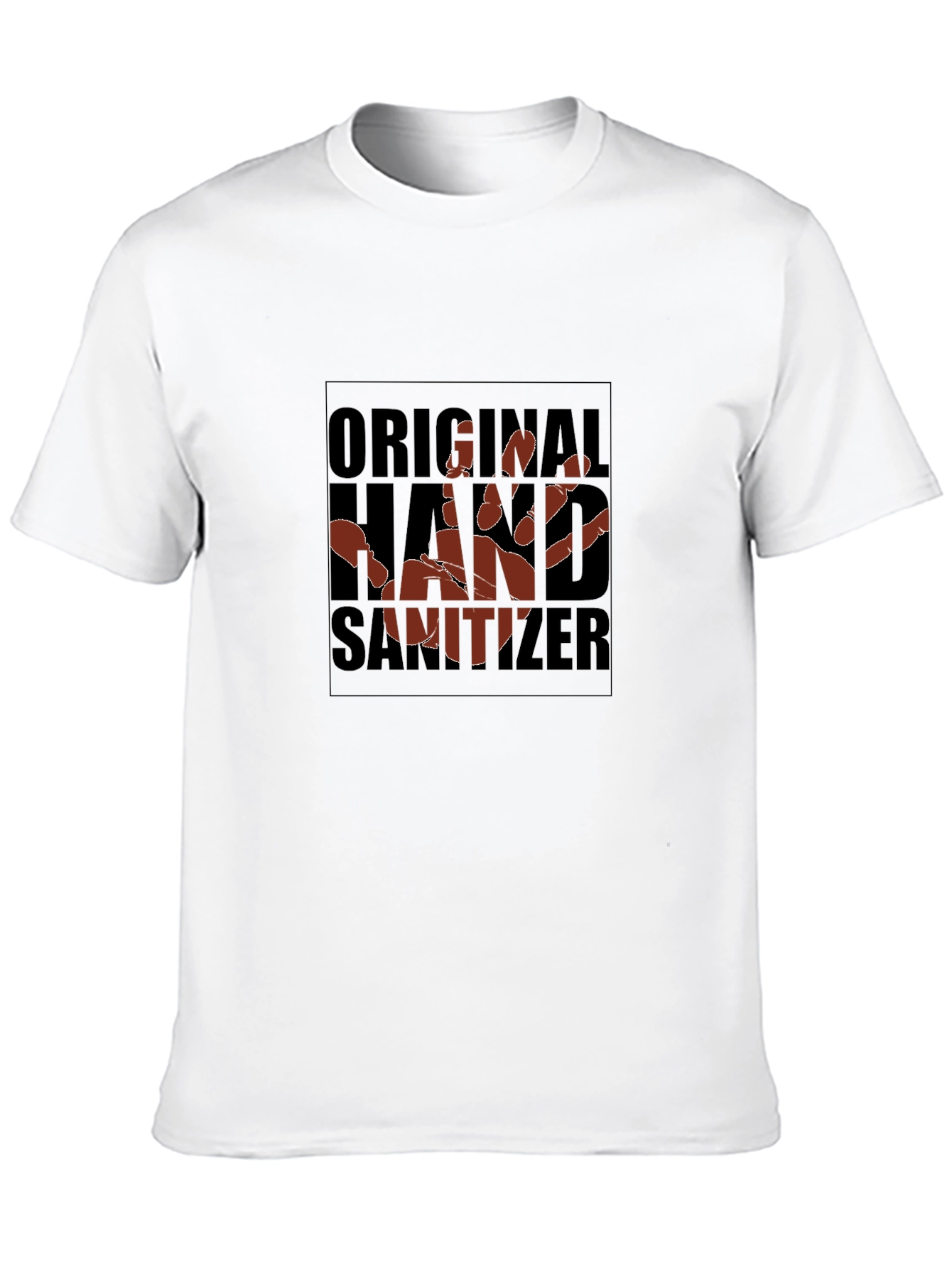Black Original Hand Sanitizer Graphic Tee - Novelty Print view 10