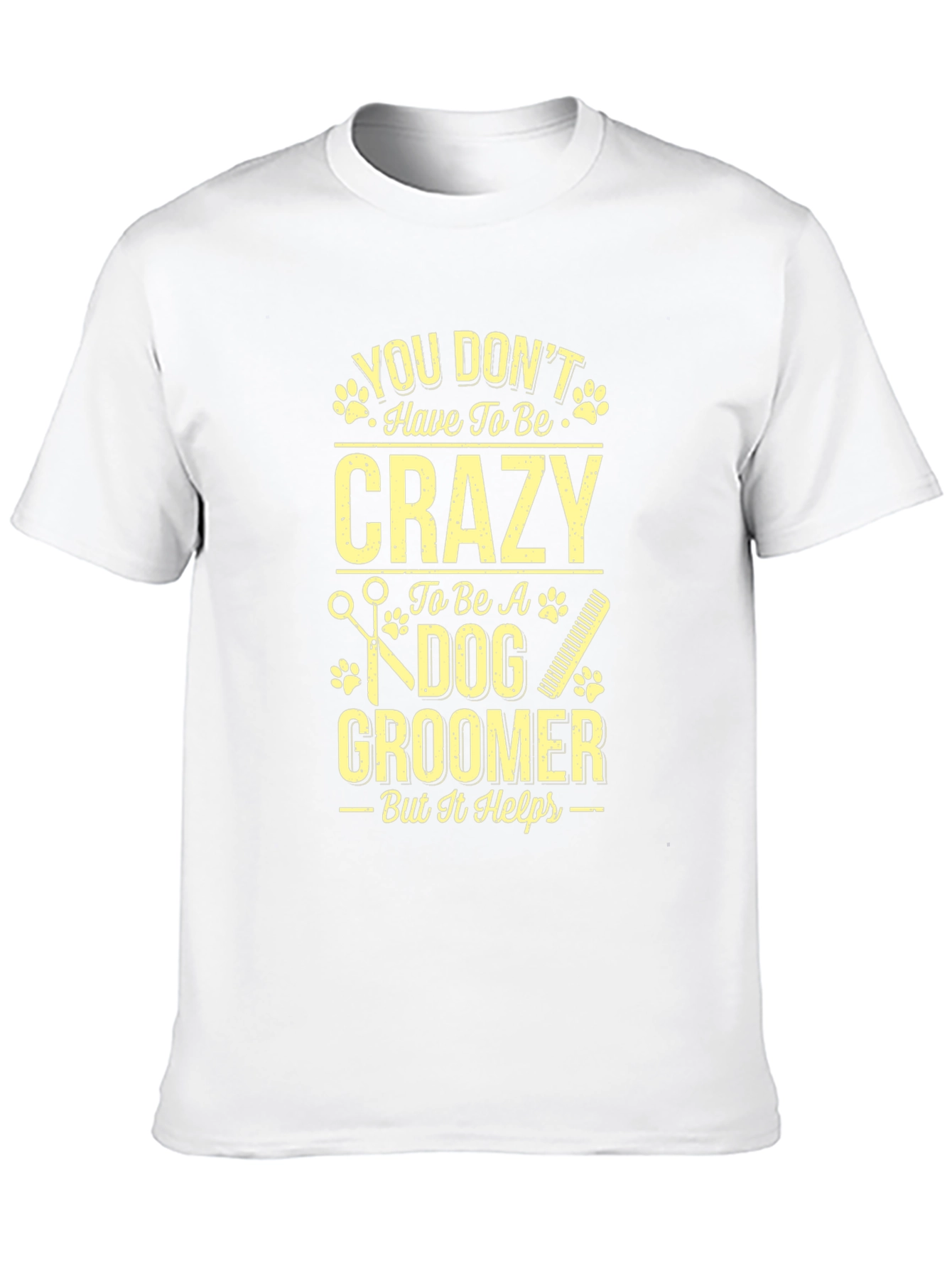 Black Dog Groomer Graphic Tee - Crazy But It Helps! view 10