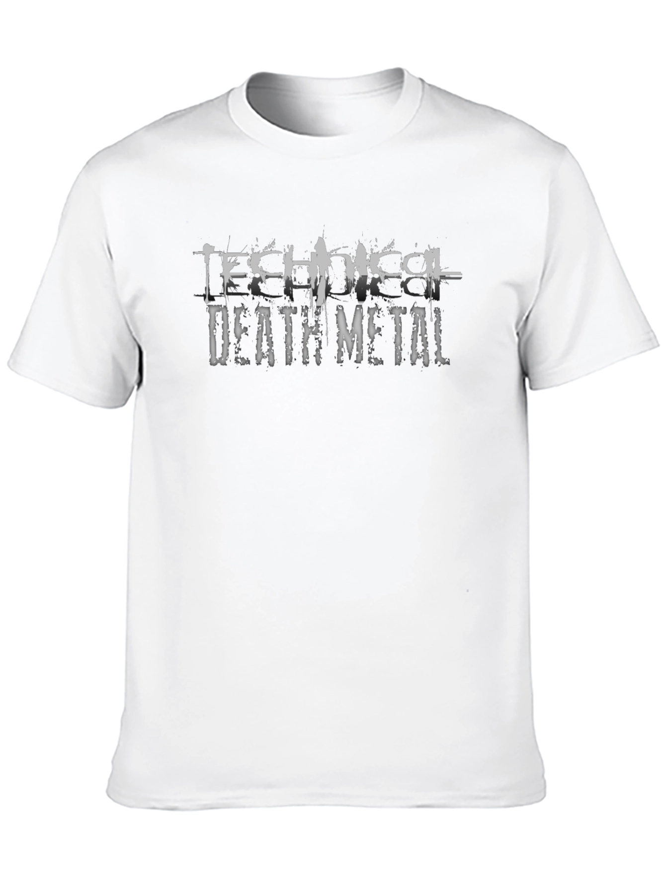 Black Technical Death Metal Graphic Tee - Black view 10