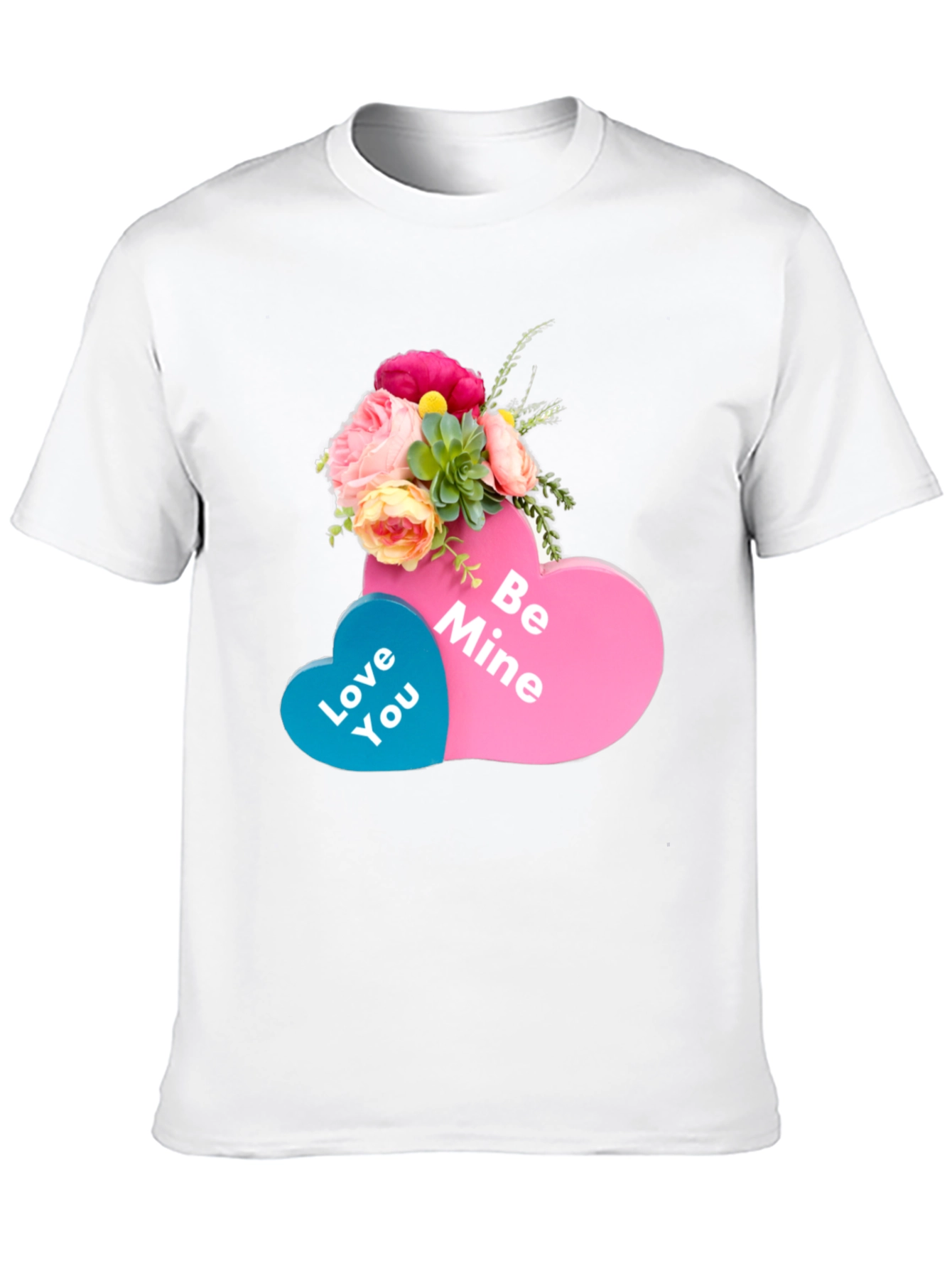 Black Love You / Be Mine Valentine's Day T-Shirt view 10