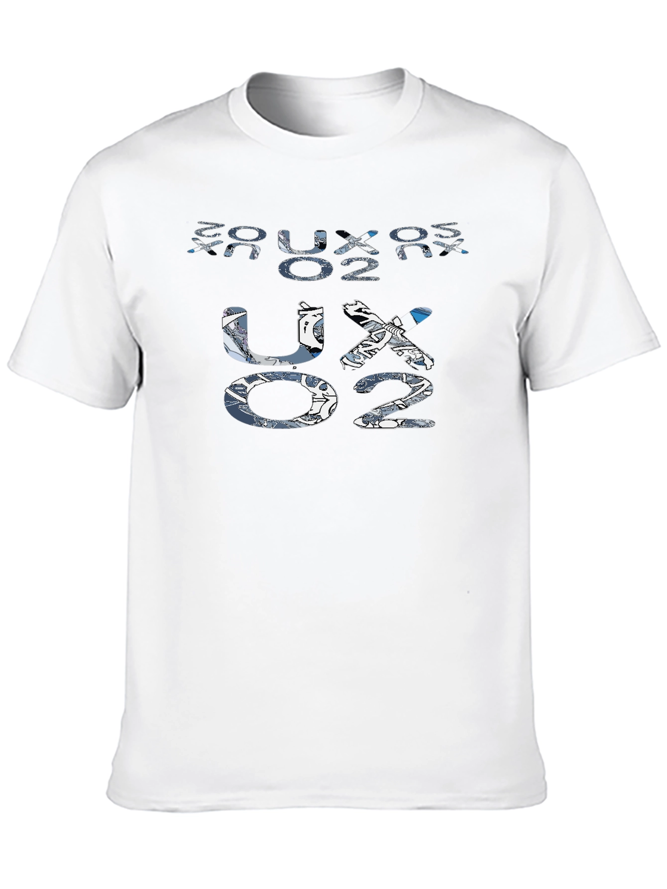 Black UX02 Graphic Tee - Stylish Designer T-Shirt view 10