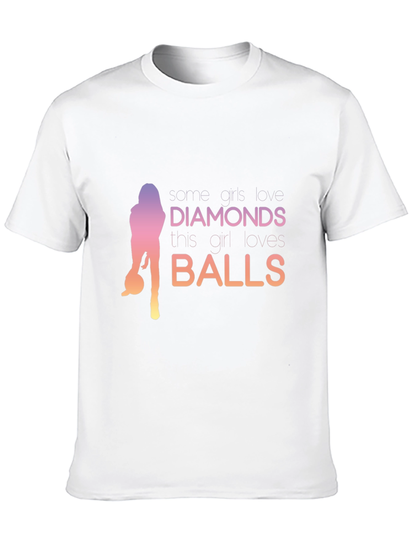 Black Funny Bowling T-Shirt - This Girl Loves Balls view 10