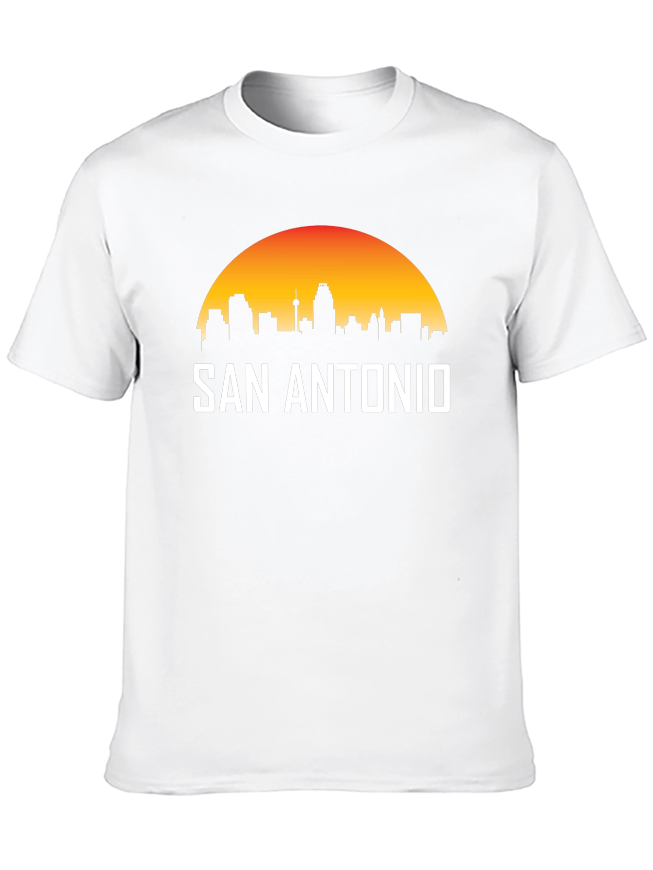 Black San Antonio Skyline Graphic T-Shirt view 10