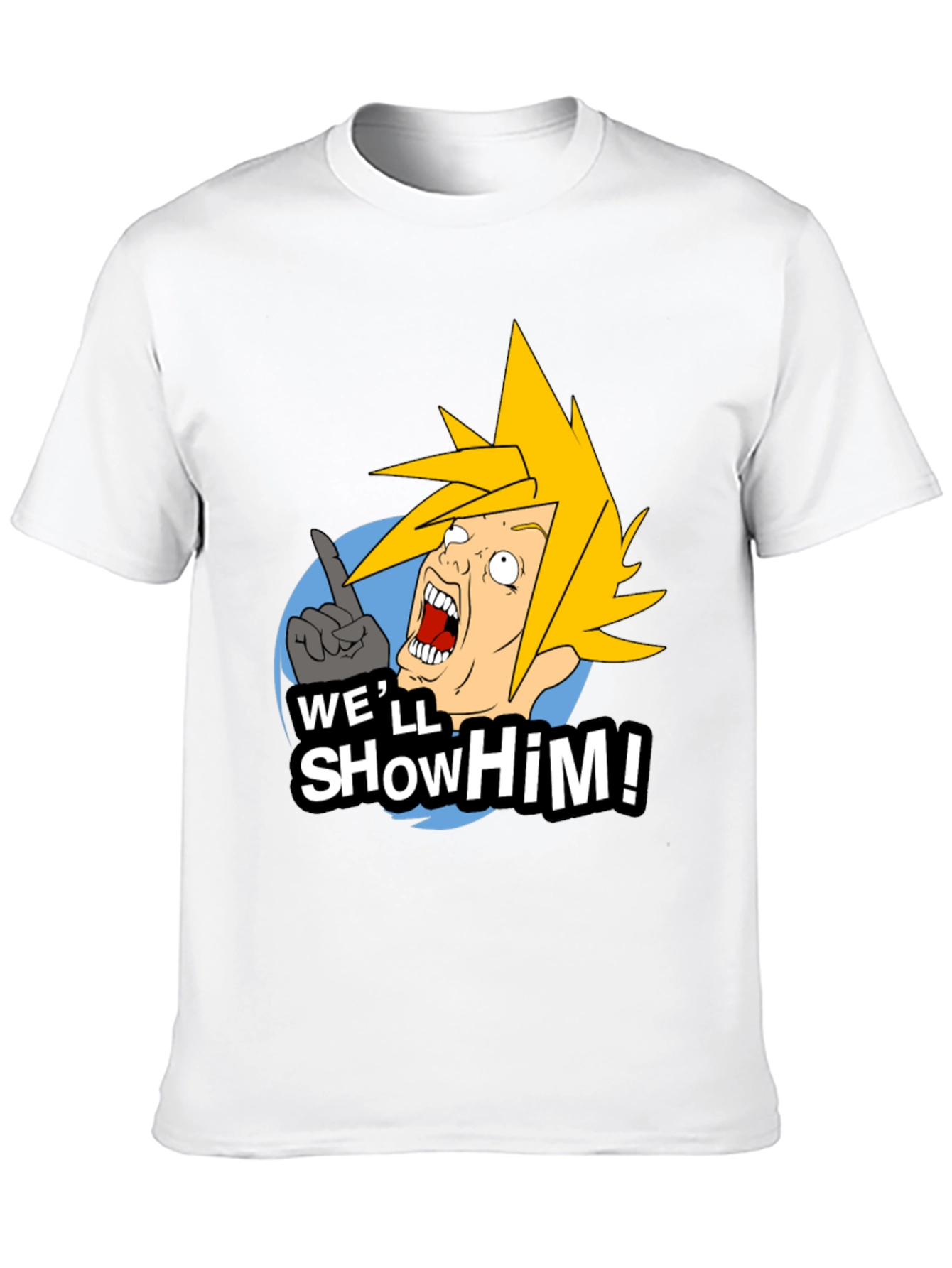 Black Funny Video Game T-Shirt - We'll Show Him! view 10