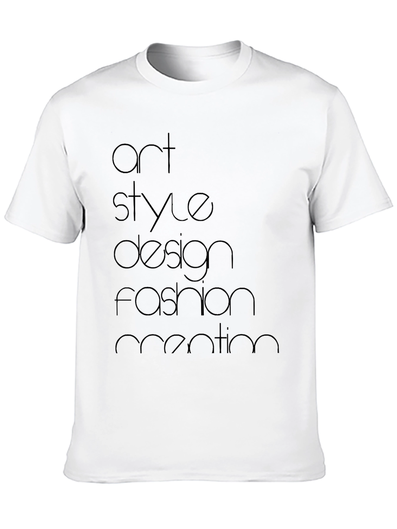 Black Art Style Design Fashion T-Shirt view 10