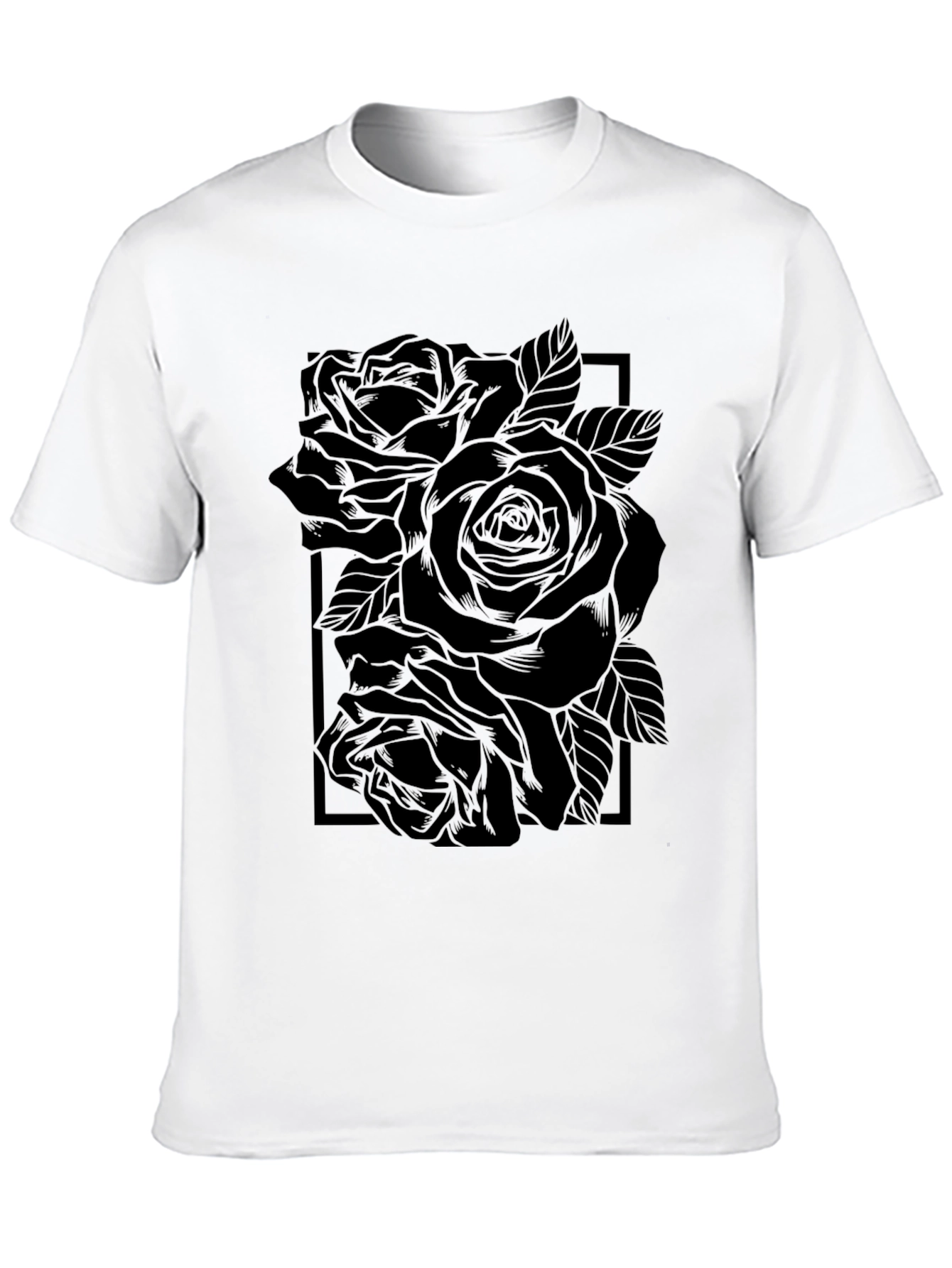 Black Black Rose Graphic Tee - Men's Fashion view 10