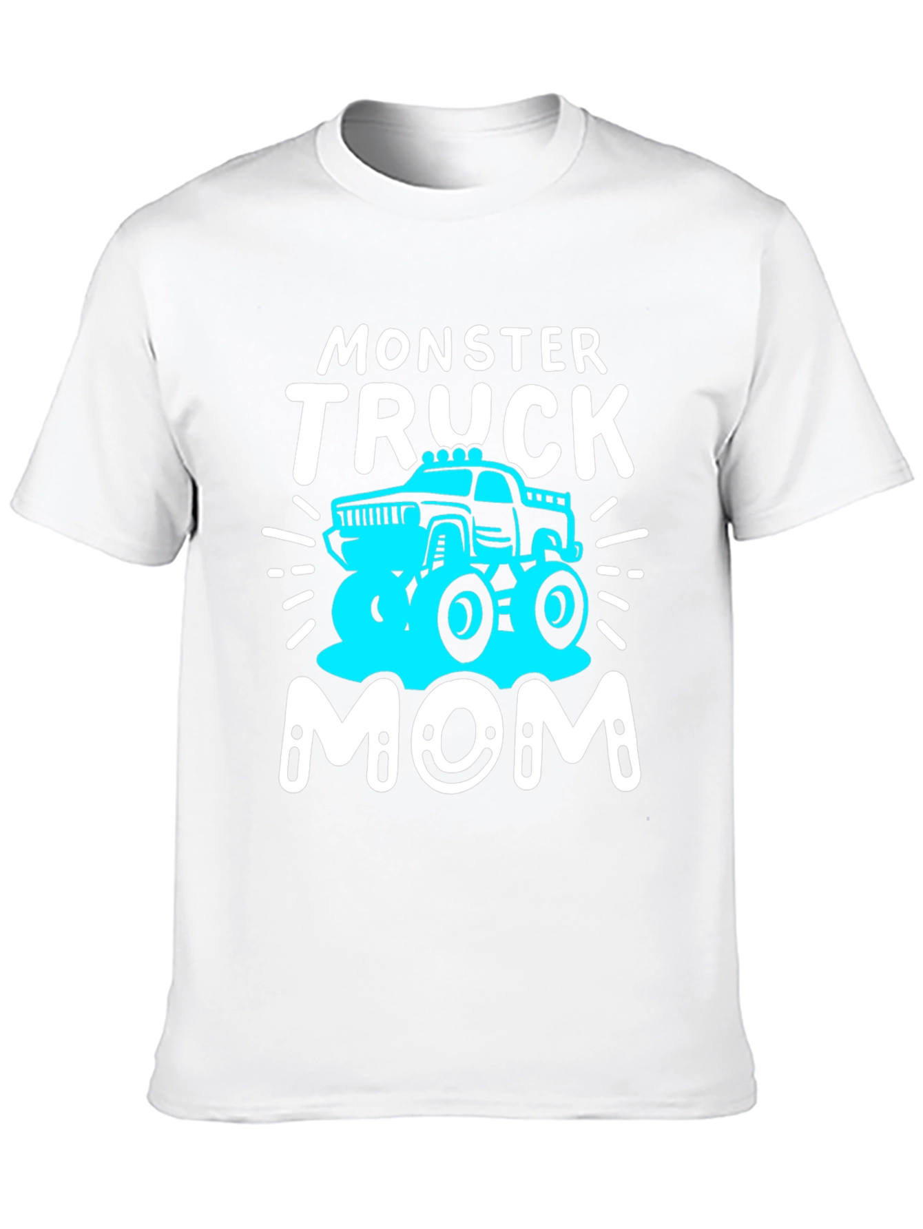 Black Monster Truck Mom T-Shirt view 10