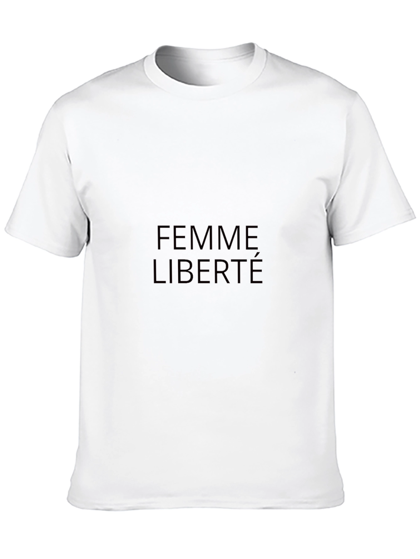Black Femme Liberté Black Graphic Tee - Stylish Unisex T-Shirt view 10