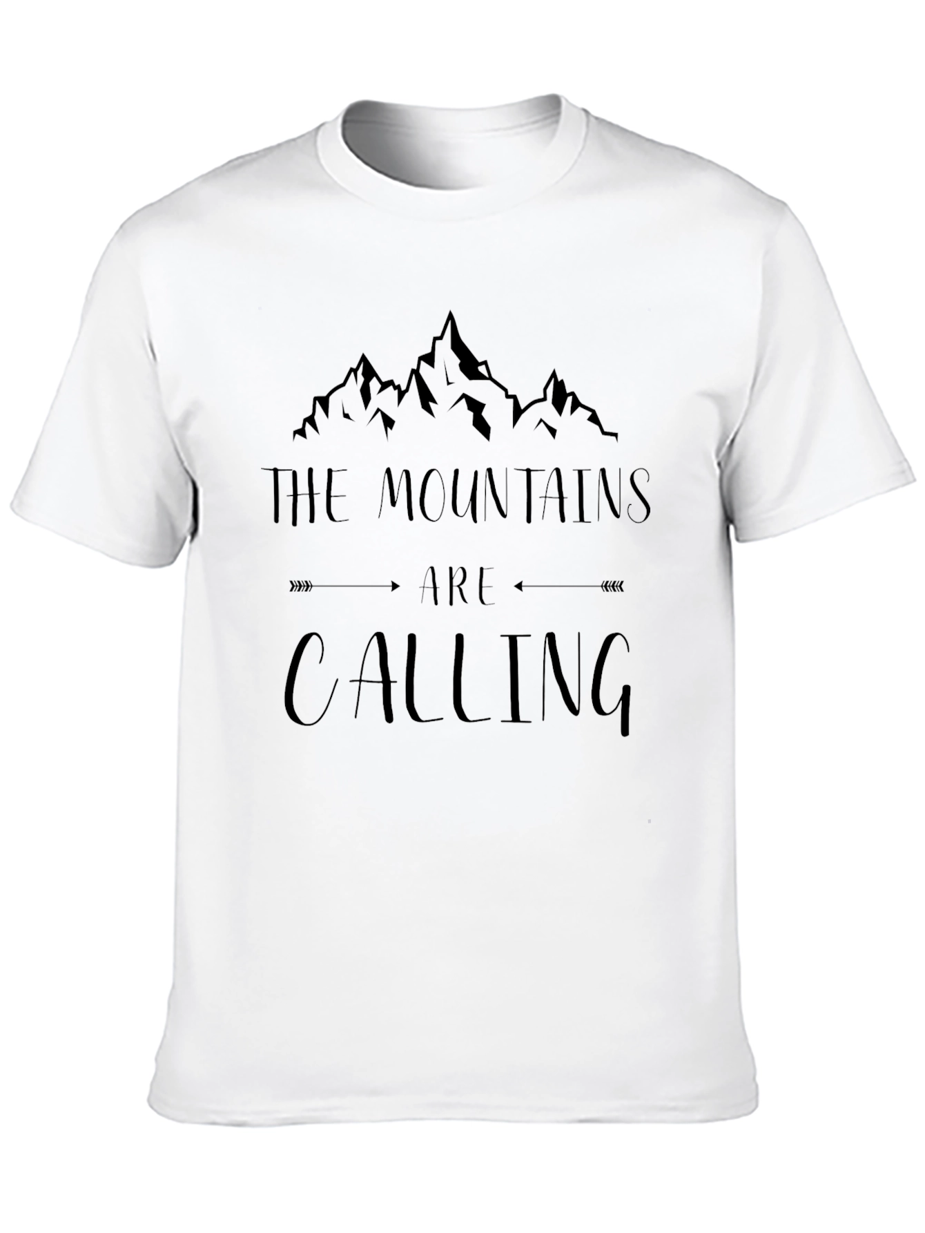 Black Mountains Are Calling Black Graphic T-Shirt view 10