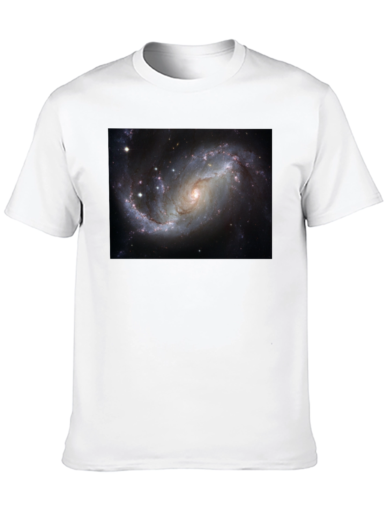 Black Galaxy Print Black T-Shirt - Cosmic Style view 10